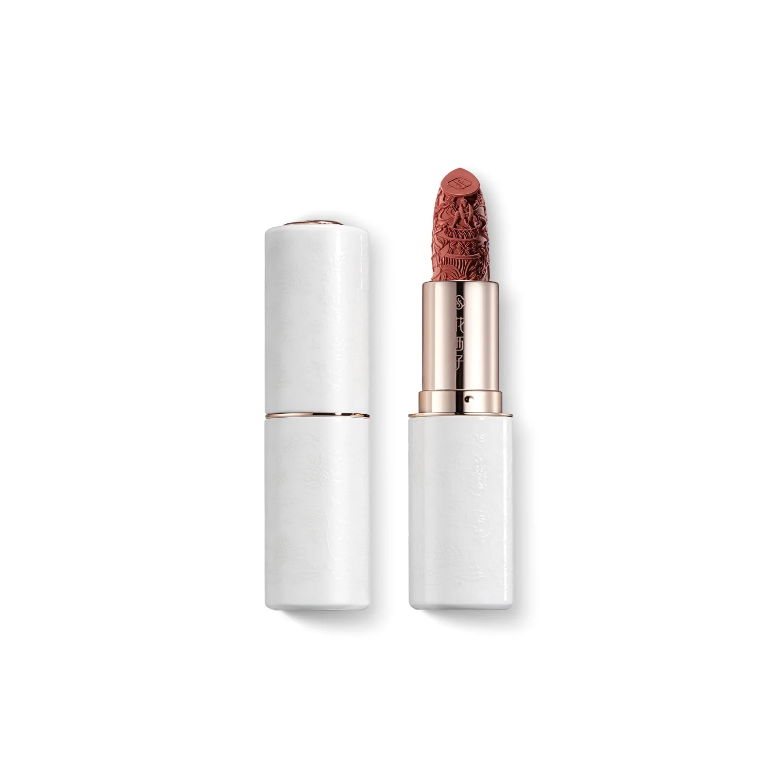 FLORASIS Blooming Rouge Porcelain Lipstick (M513 Midnight Scarlet)