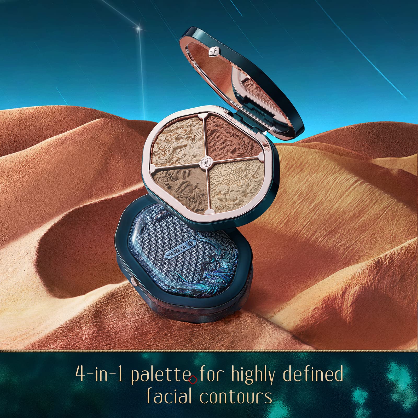 FLORASIS Constellation Floral Engraving Contour Makeup Palette (01 Constellation) - Image 7