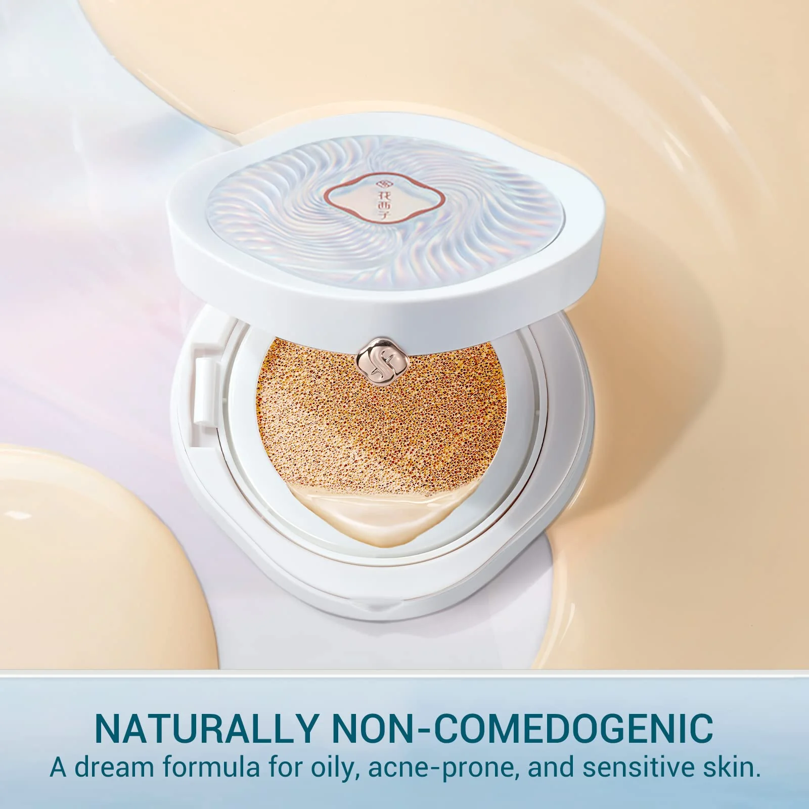 FLORASIS Flawless Jade Breathable Longwear Cushion Foundation (N25 Rippling Lotus) - Image 7