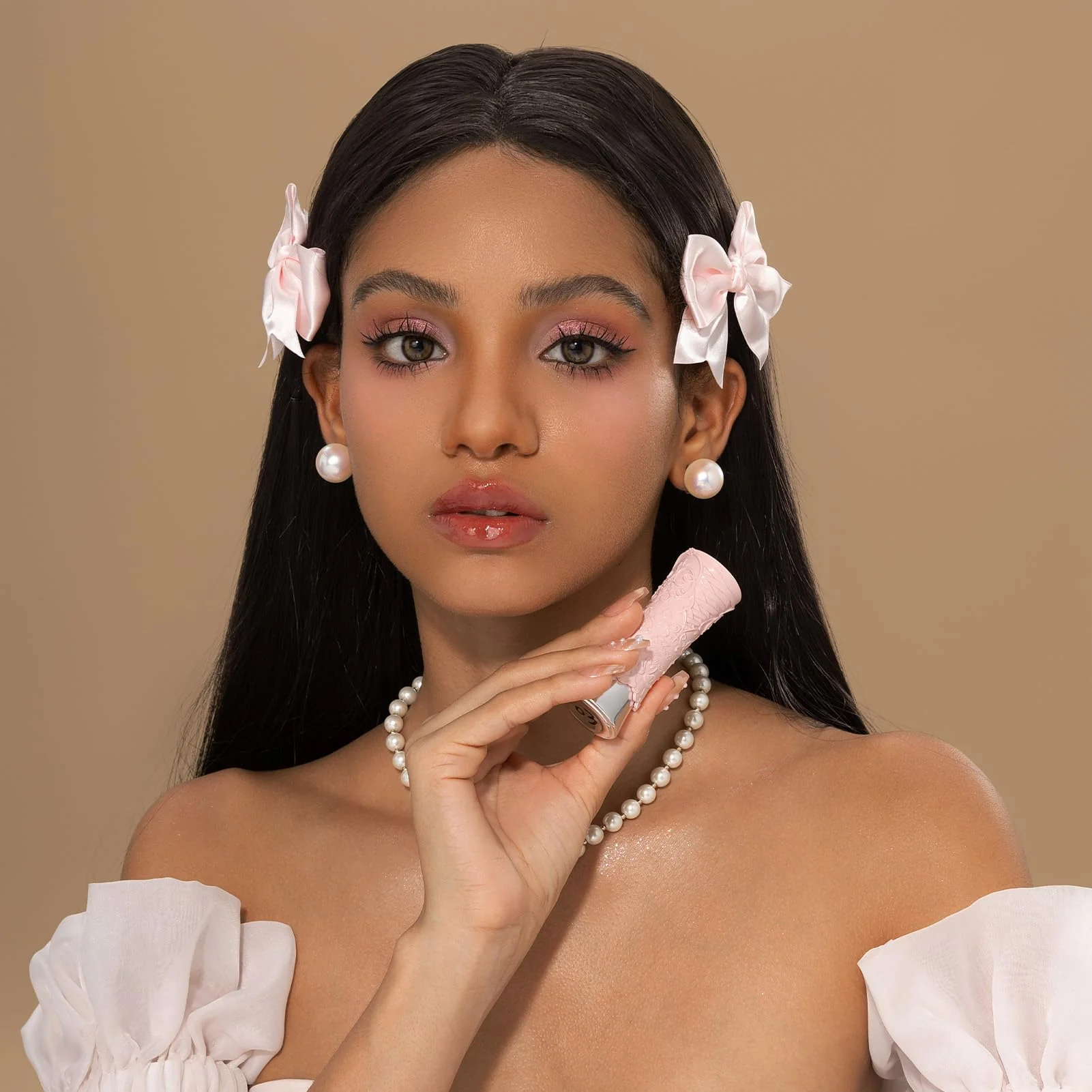 Flower Knows [GIFT] Swan Ballet Shine Lipstick,Hydrating Solid Lip Gloss,Moisturizing Nude peachy Tinted Lip Balm-Long Lasting Lip Gloss in Balm for Girls&Women,(B03 Sweet Heart) - Image 6