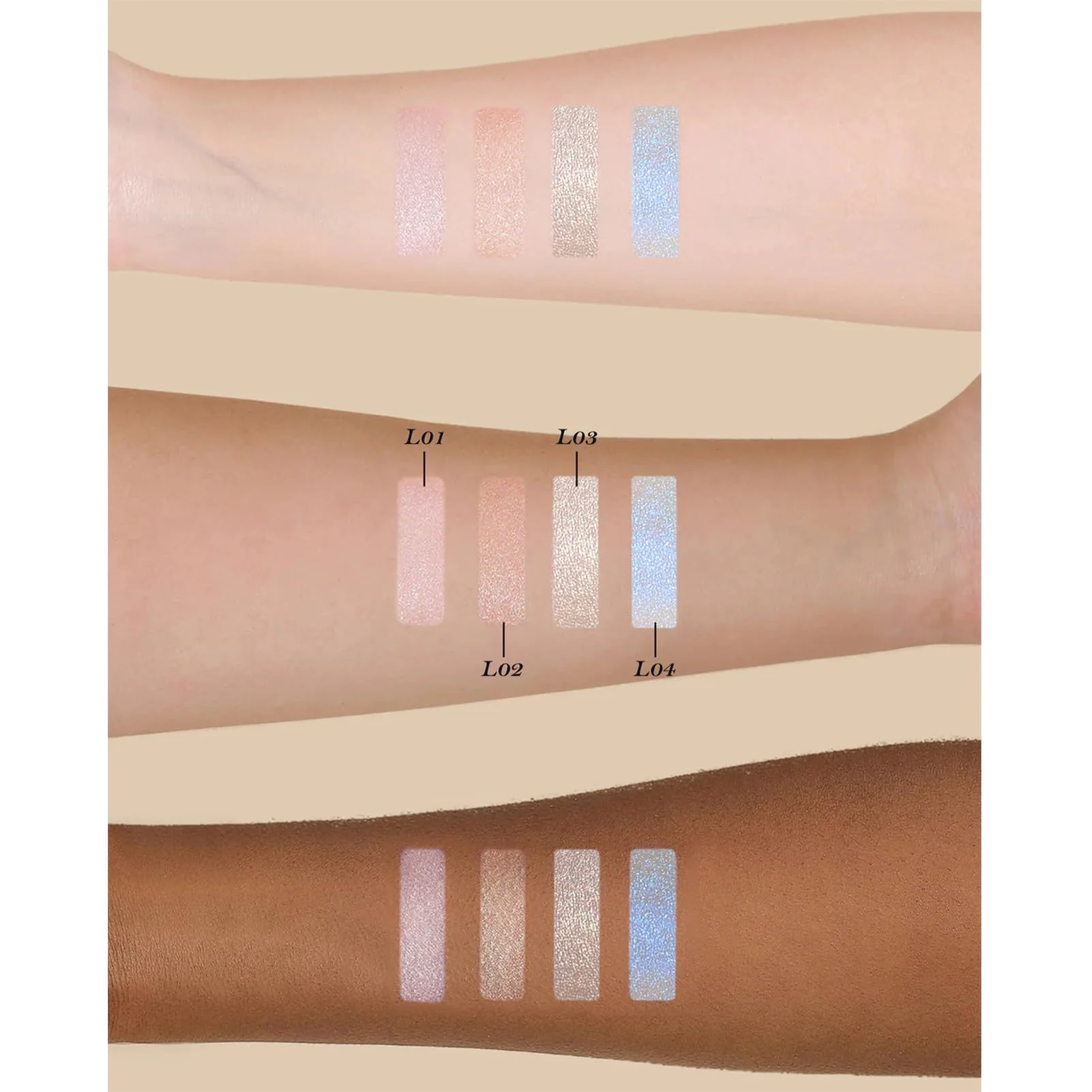 Flower Knows Little Angel Embossed Highlighter - Moonlight White Highlighter Powder,Long-Lasting Moonlight Glow,Creamy White&Subtle Warm Shimmer,Velvet & Weightless Finish(L03 Chanting Anthem) - Image 8