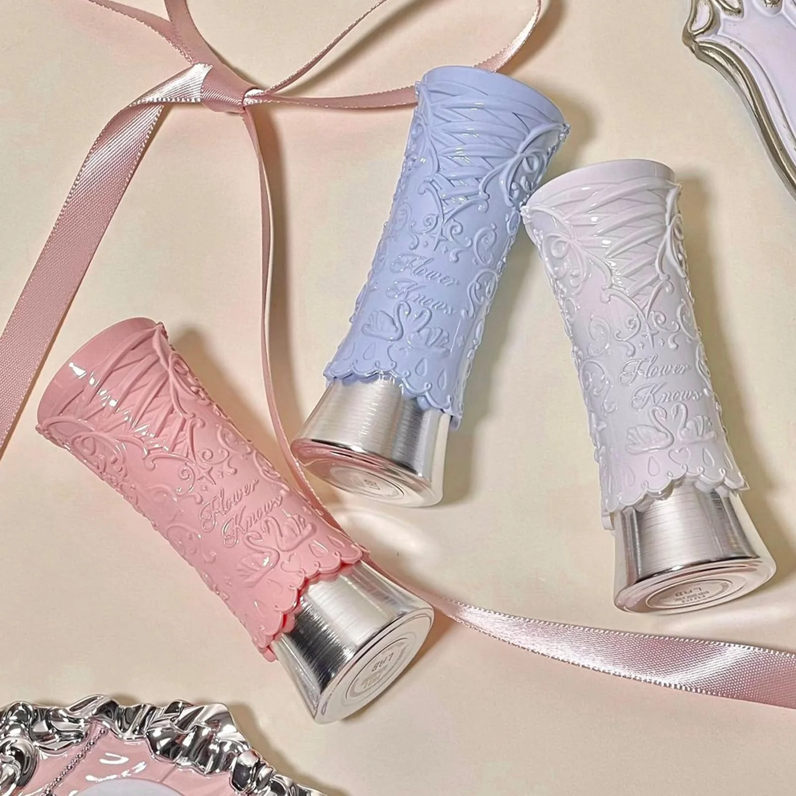 Flower Knows Swan Ballet Shine Lipstick,Hydrating Solid Lip Gloss,Moisturizing Pink Tinted Lip Balm-Long Lasting Lip Gloss in Balm for Girls&Women,Vegan & Cruelty-Free(B05 Endless Summer) - Image 5