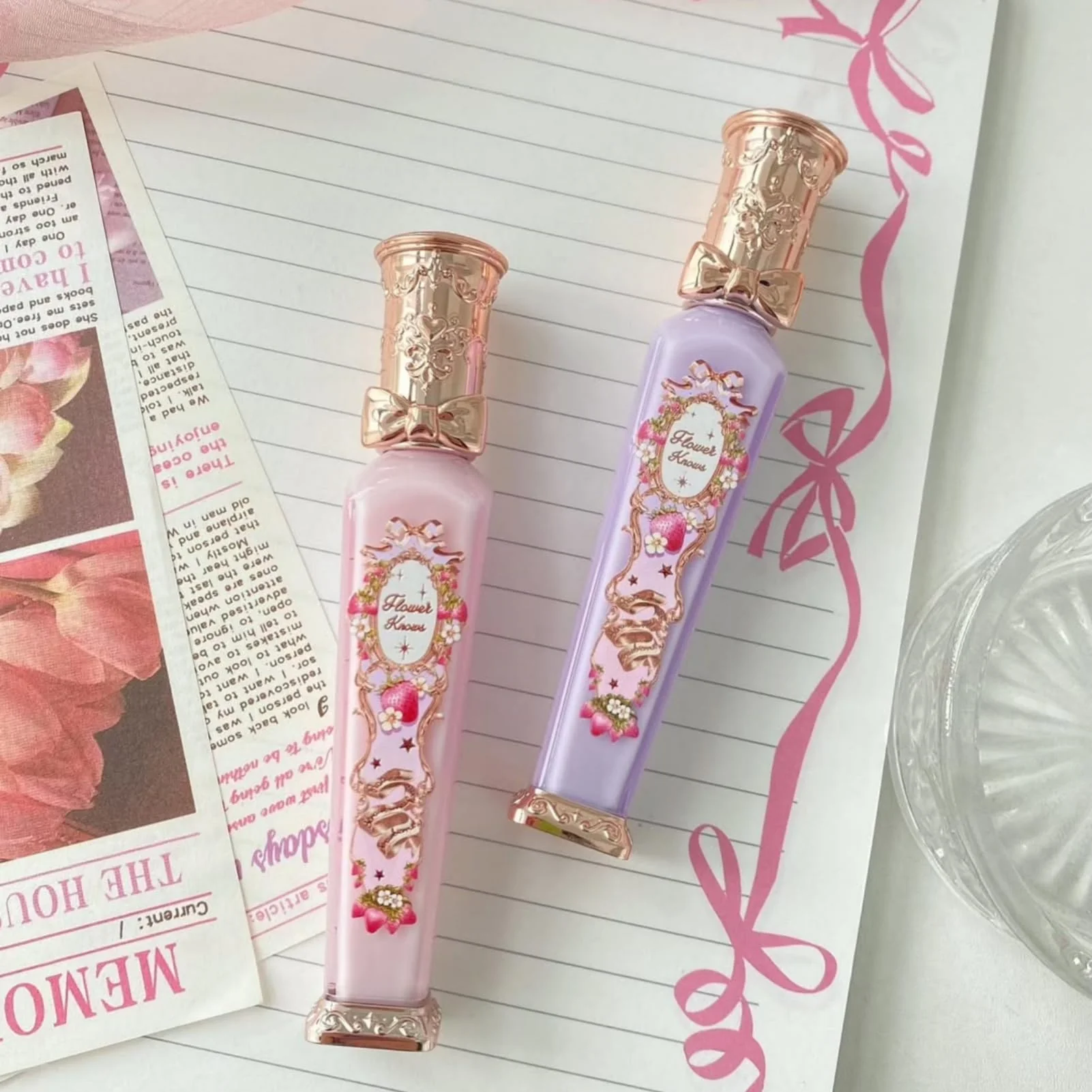Flower Knows Violet Strawberry Rococo Glowy Lip Gloss,Moisturizing Shine Berry Pink Lip Plumper Oil,Hydrating Lip Tint for Girls&Women,Vegan & Cruelty-Free,0.12 Fl Oz(G04 Blackberry Jam) - Image 3