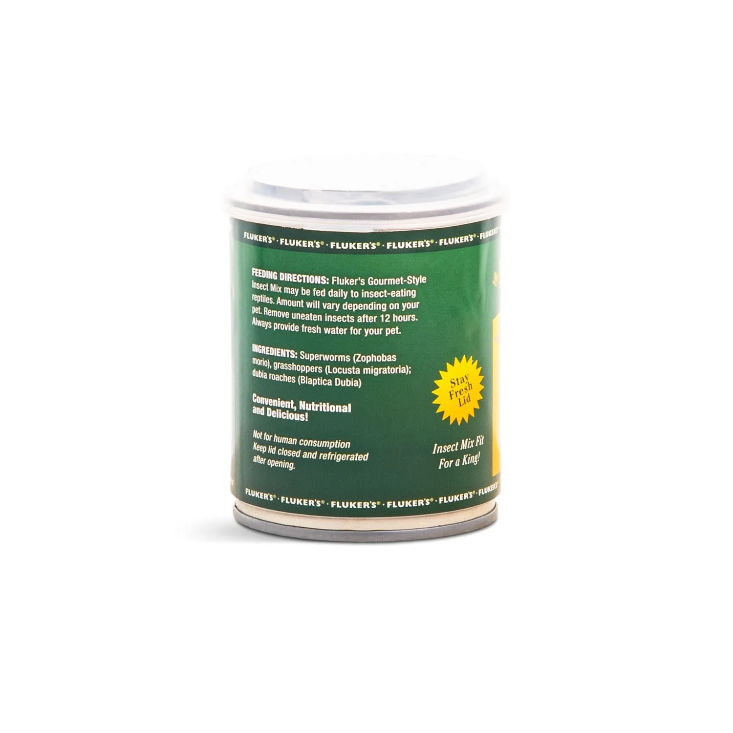 Fluker's Gourmet Canned Food for Reptiles, Fish, Birds and Small Animals, Insect Mix, 2.75 oz - Image 5