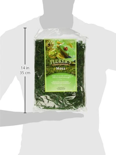 Fluker's Green Reptile Terrarium Moss, 8,Quart, Black - Image 2