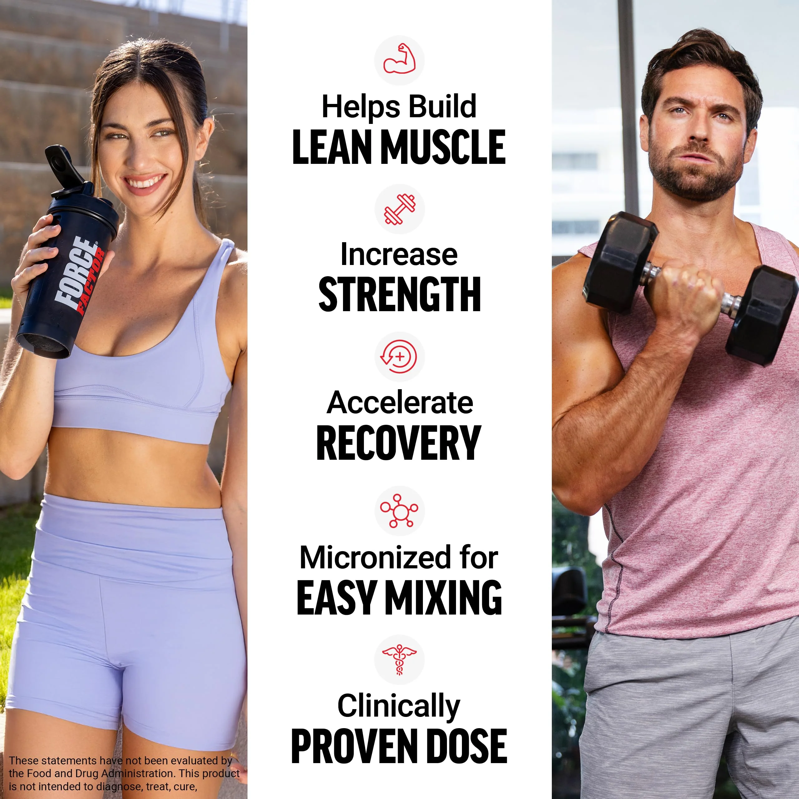 Force Factor Creatine Monohydrate Powder, 5g Micronized Dose to Support Muscle Growth, Strength, Recovery, Cognitive Health & Memory, Unflavored, 200 Servings - Image 11