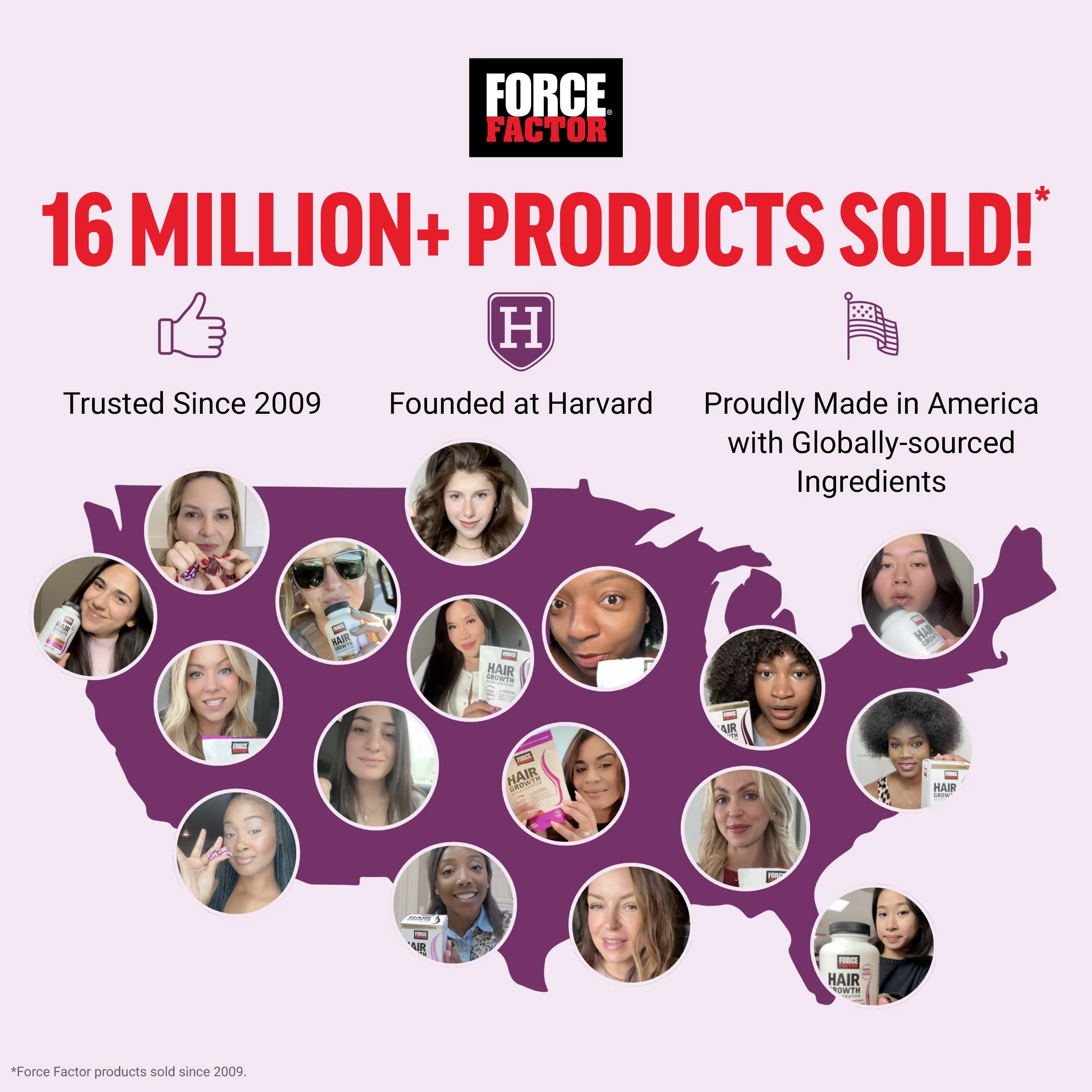 Force Factor Hair Growth Accelerator Soft Chews, Hair Growth Vitamins for Women and Men with Clinically Studied Lustriva and Biotin, Promotes Thicker, Fuller, Stronger Hair, Mixed Berry, 60 Soft Chews - Image 4