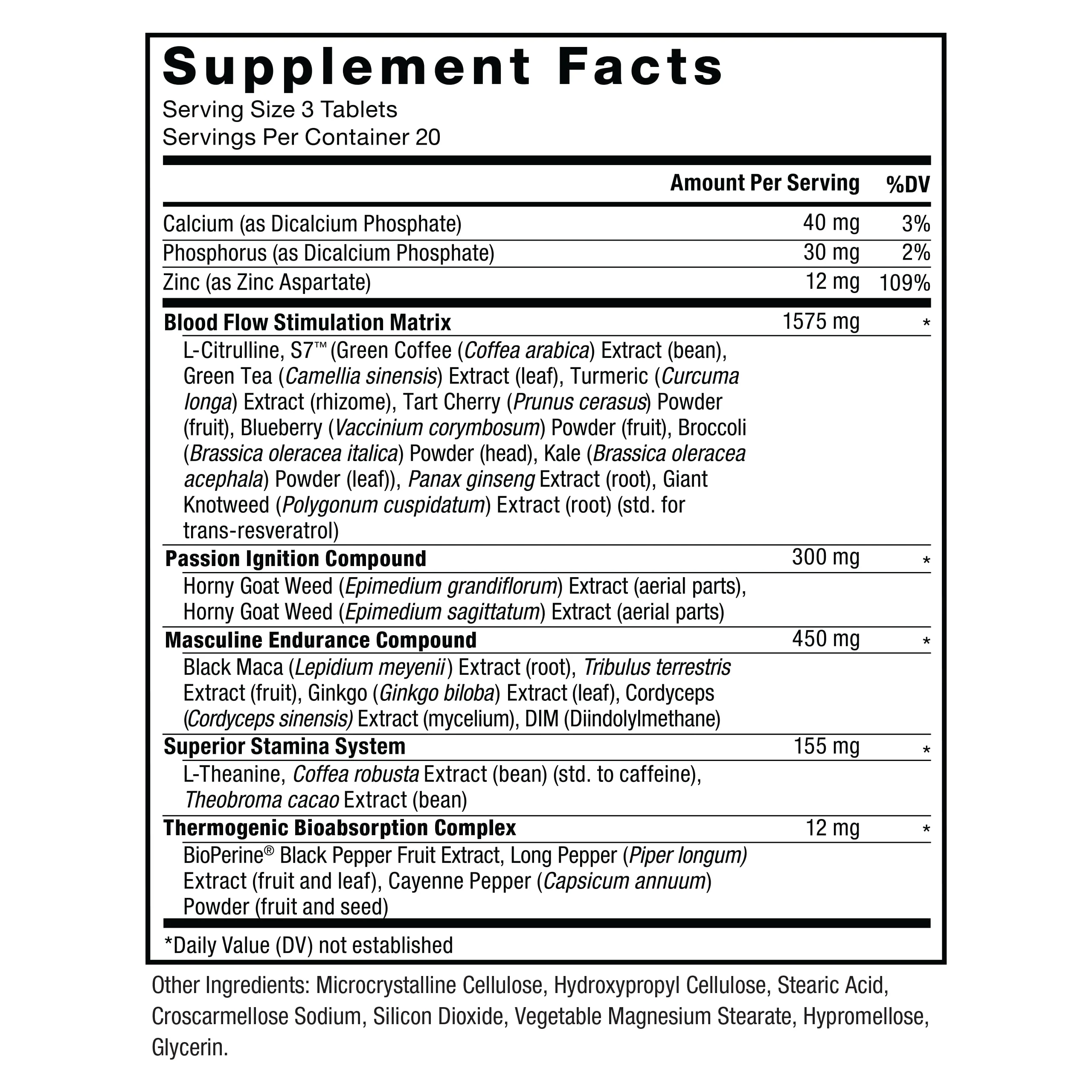 Force Factor Score! XXL Nitric Oxide Booster Supplement for Men with L-Citrulline, Horny Goat Weed, Black Maca, & Tribulus Terrestris to Increase Stamina, Energy, and Physical Performance, 60 Tablets - Image 10