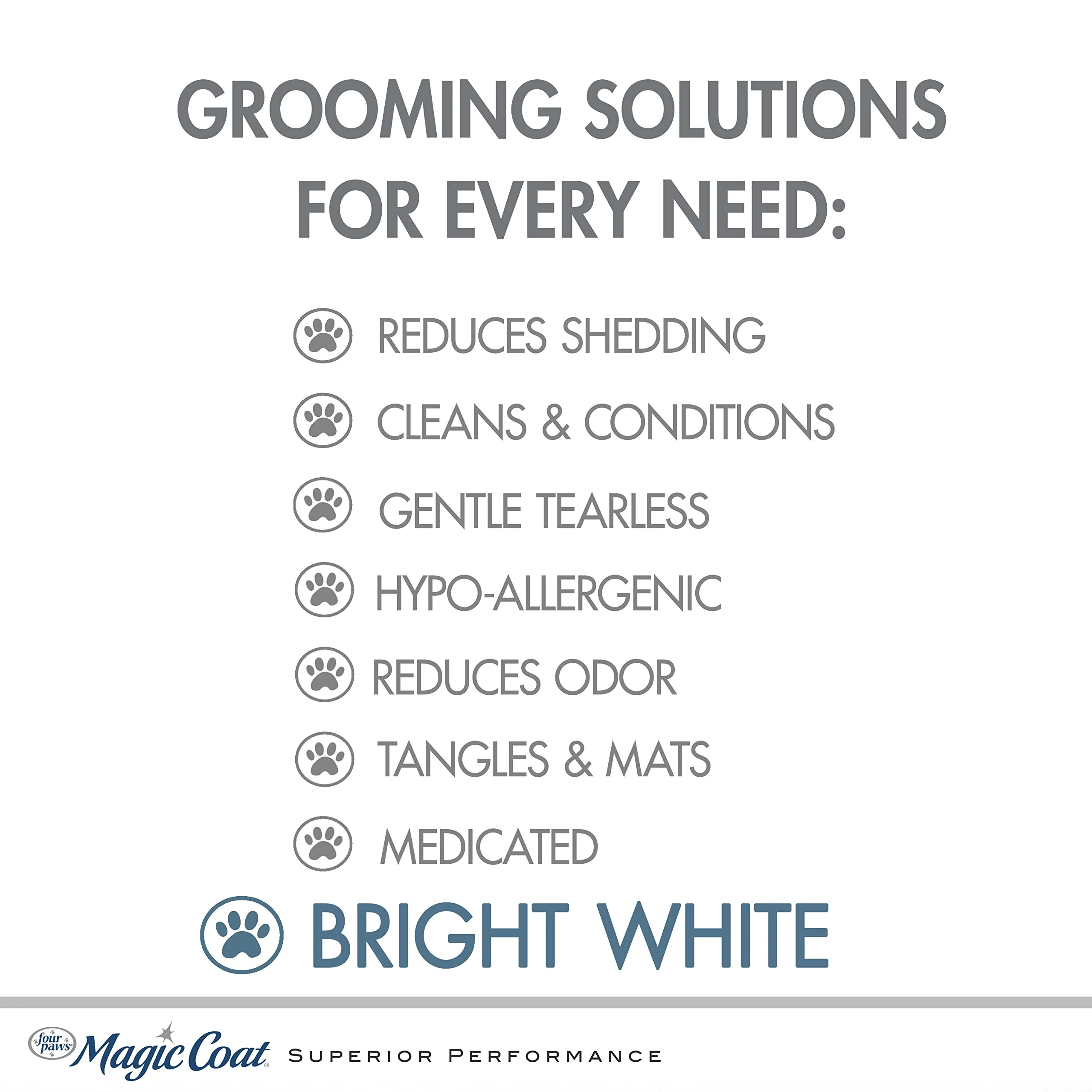 Four Paws Magic Coat Bright White Whitening Shampoo for Dogs with Natriance Brightener, Brightening Dog Wash, Removes Tear Stains, Almond Shea Butter Scent, 16 Ounce - Image 6