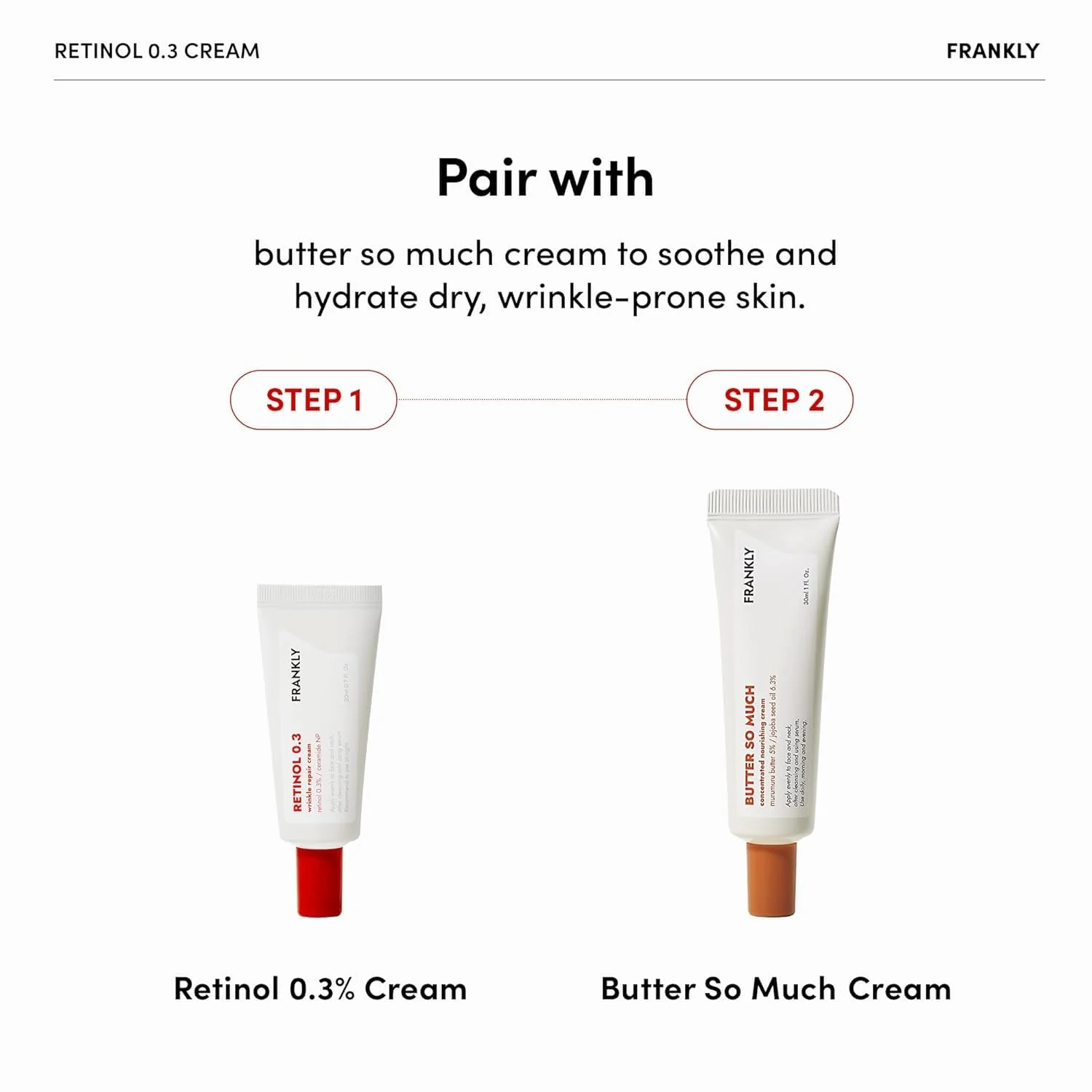 FRANKLY Retinol 0.3% Cream, 0.7 fl oz - Korean Intensive Retinol | Night Cream | Ceramides & Natural Ginseng | Anti-aging, Wrinkles Care, Reduces Congestion and hyperpigmentation | Korean Skin Care - Image 4