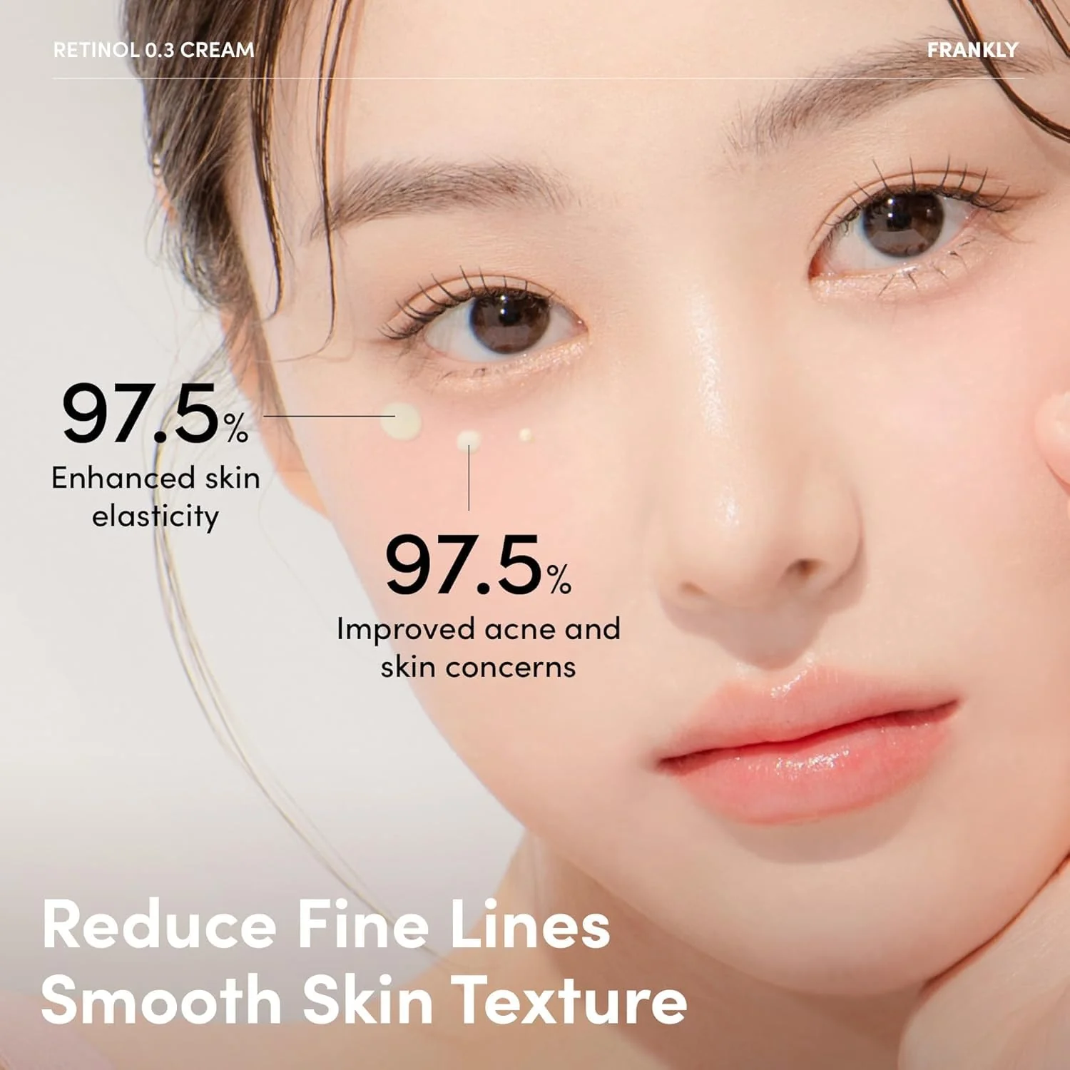 FRANKLY Retinol 0.3% Cream, 0.7 fl oz - Korean Intensive Retinol | Night Cream | Ceramides & Natural Ginseng | Anti-aging, Wrinkles Care, Reduces Congestion and hyperpigmentation | Korean Skin Care - Image 6