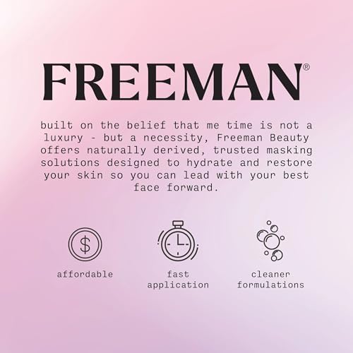 Freeman Facial Love To Mask Variety Pack: Oil Absorbing Clay, Detoxifying Charcoal, Clearing Peel Off, Hydrating Gel Cream, Exfoliating Scrub (14 Piece Kit with Bonus Buffer and Headband) - Image 3