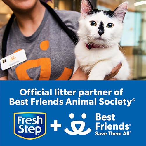 Fresh Step Clean Paws Cat Litter With Febreze Freshness, Multi-Cat Low-Tracking Clumping Litter With Guaranteed Odor Control, 22.5 lb. Box - Image 6