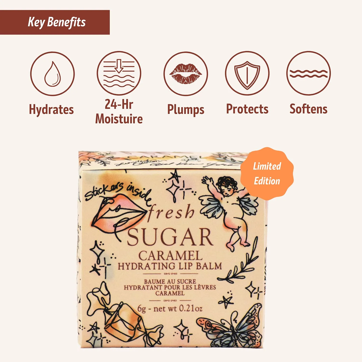 Fresh Sugar Lip Caramel Hydrating Balm 0.2oz/6ml - Image 5