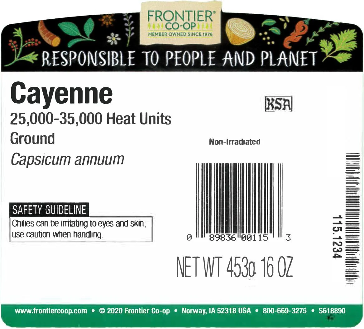 Frontier Co-op Chili Peppers Ground, Cayenne 35,000 HU, Kosher | 1 lb. Bulk Bag | Capsicum annuum L. - Image 7