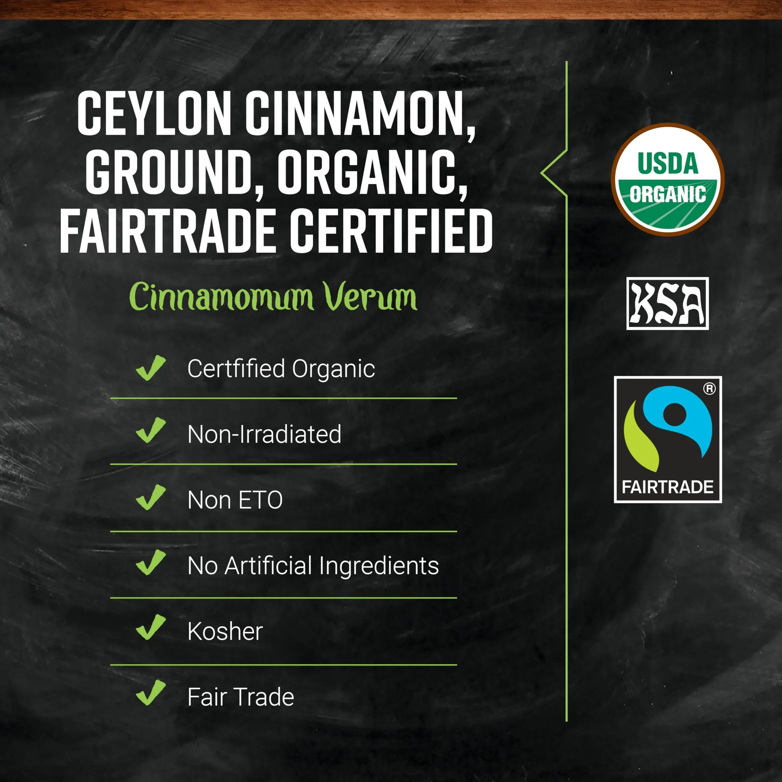 Frontier Co-op Organic Ceylon Cinnamon, Ground, Fairtrade Certified, 16 Oz, Bulk Bag - "True Cinnamon" for Scones, Donuts, and Baked Goods - Image 2