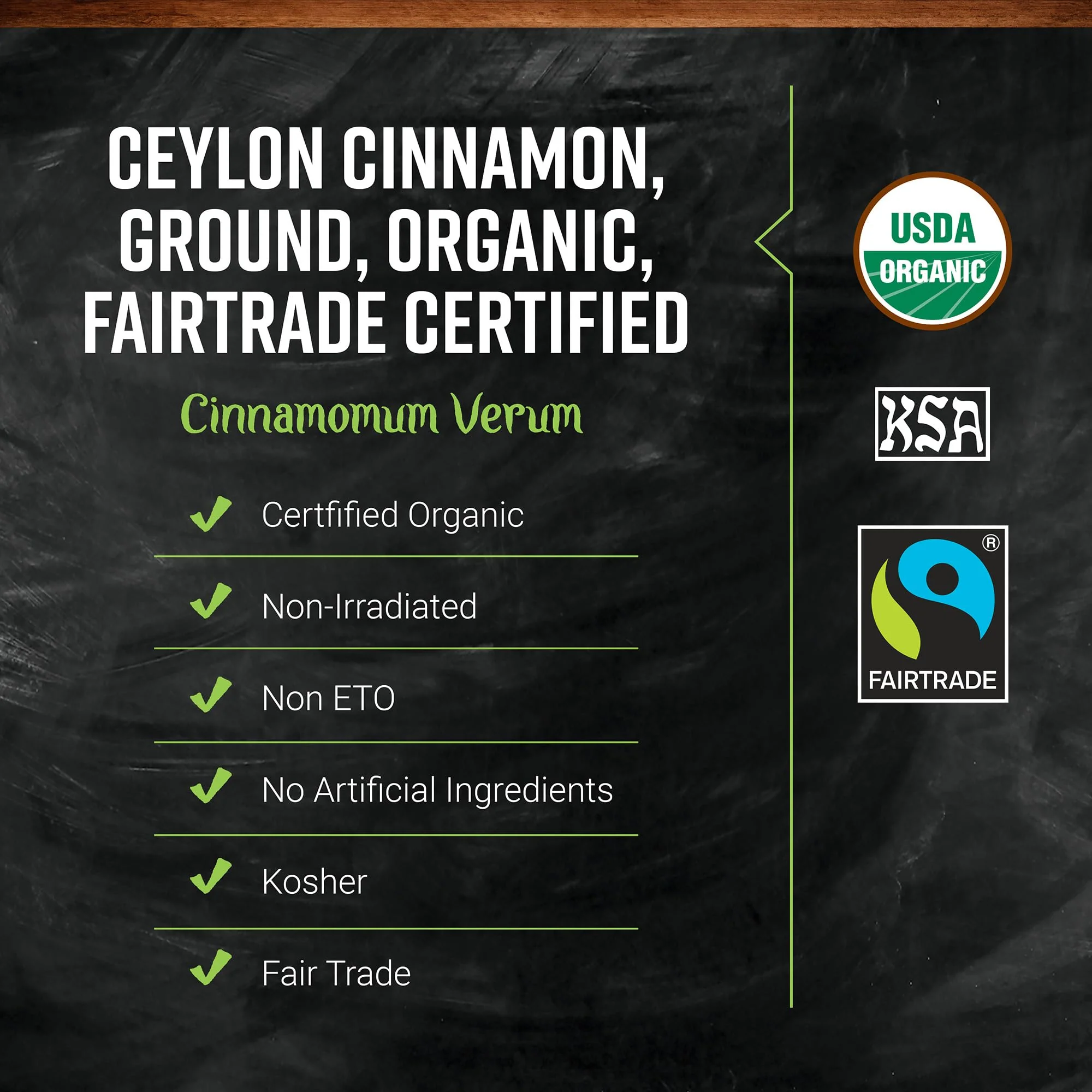 Frontier Co-op Organic Fairtrade Ground Ceylon Cinnamon Powder, Refill for Shaker, Baking, Beverages, and Cooking, Kosher | 5.57 Ounce (Pack of 1) - Image 4