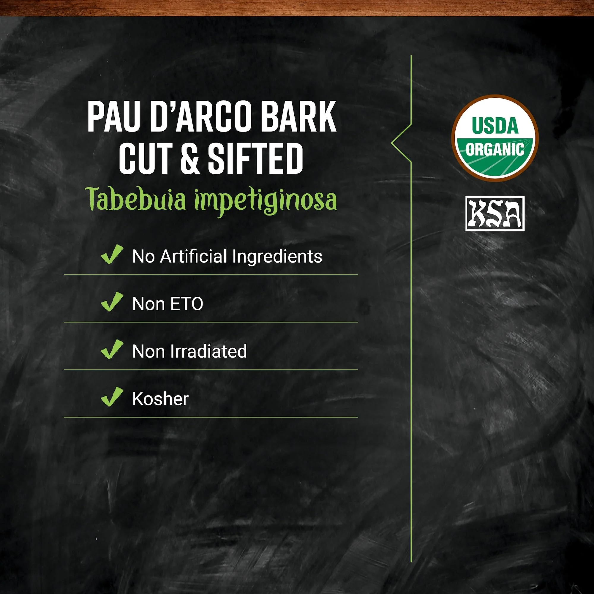 Frontier Co-op Pau d'Arco Bark, Cut & Sifted, Kosher, Non-irradiated | Bulk Bag | Tabebuia impetiginosa (Mart. ex DC.) | 16 Ounce (Pack of 1) - Image 2