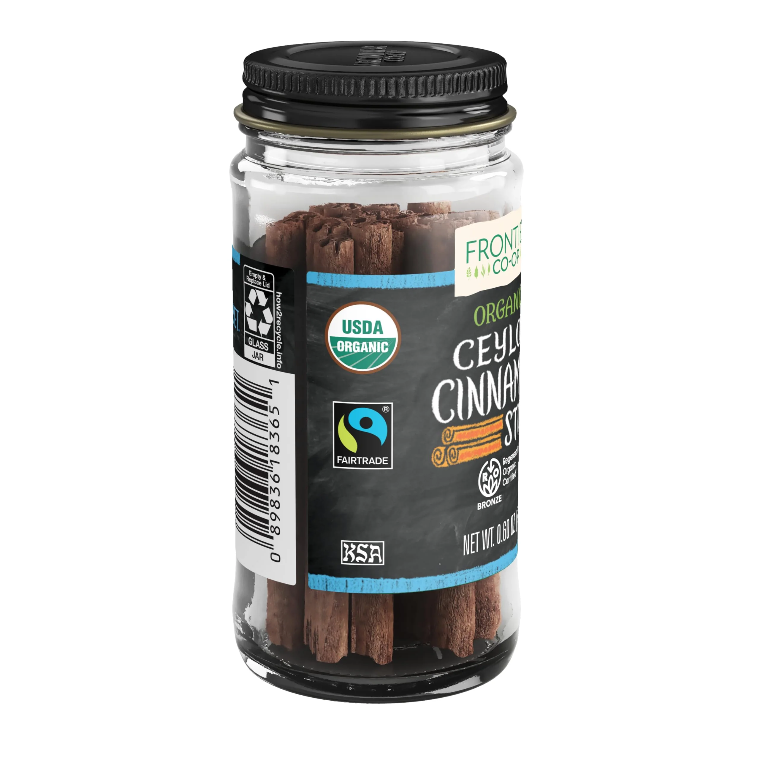 Frontier Co-op Regenerative Organic Certified Ceylon Cinnamon Sticks, 0.6 oz - Fairtrade, Organic "True Cinnamon" - Image 2