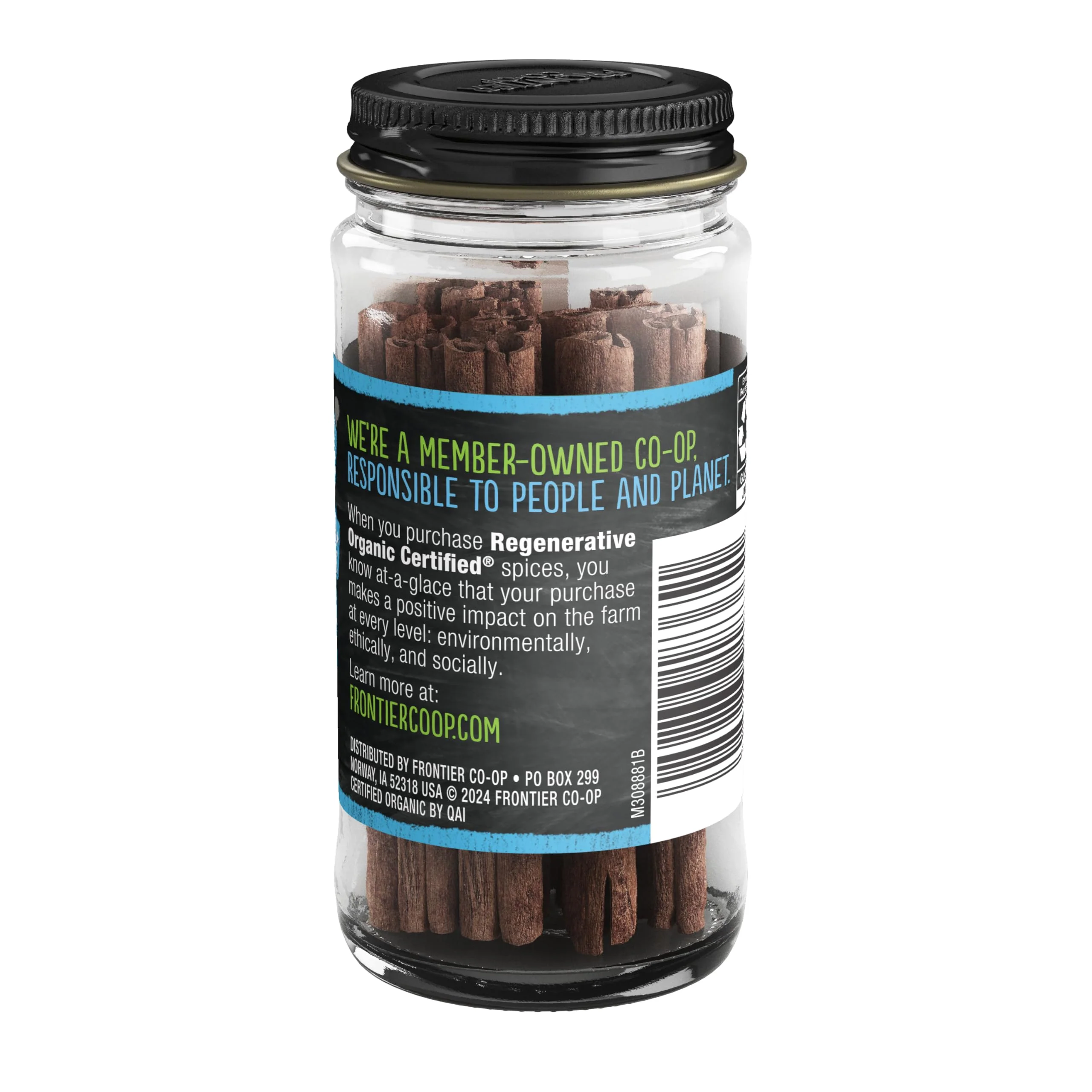Frontier Co-op Regenerative Organic Certified Ceylon Cinnamon Sticks, 0.6 oz - Fairtrade, Organic "True Cinnamon" - Image 3
