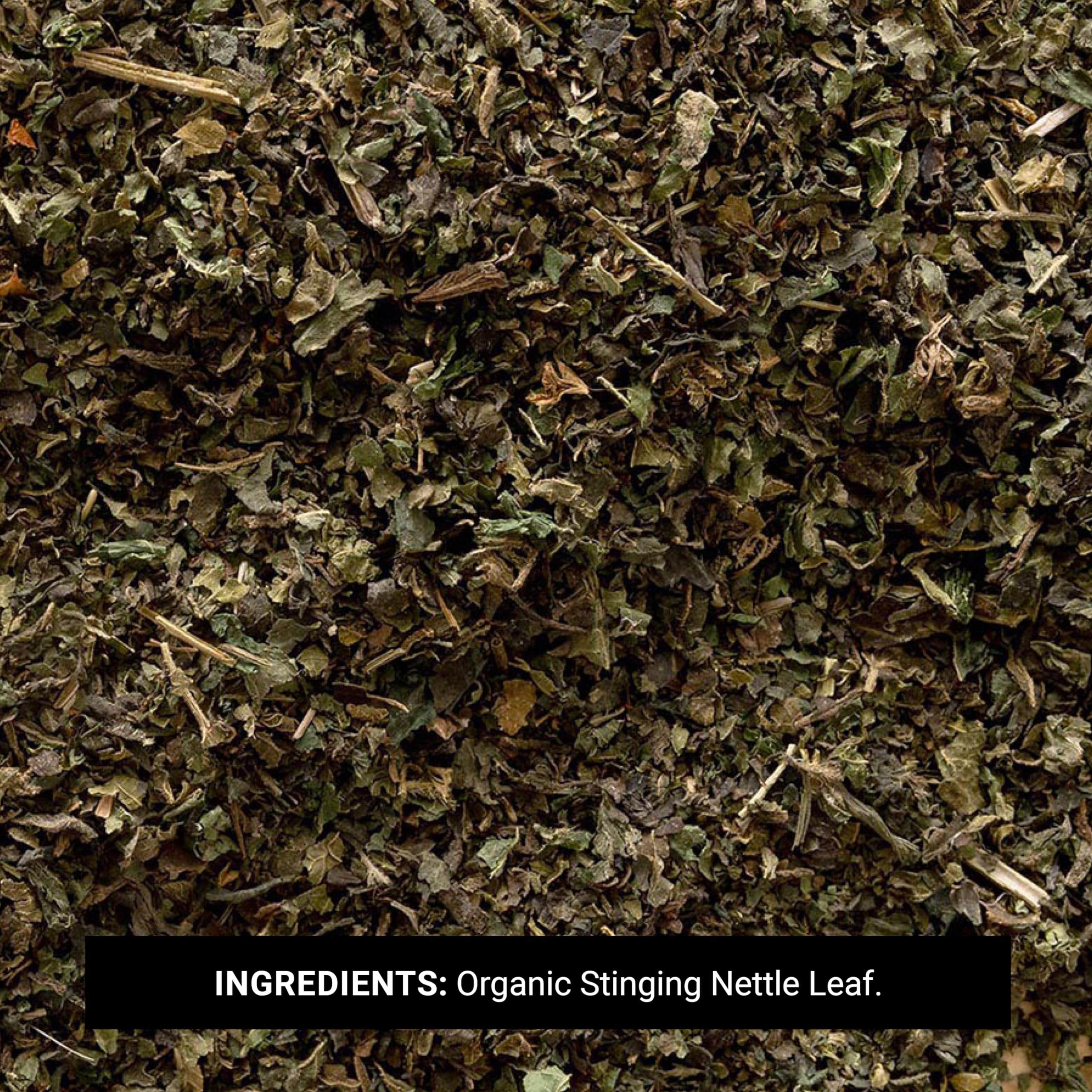 Frontier Co-op Stinging Nettle Leaf, Cut and Sifted - for Teas, Soups, Smoothies and Stir Fry - Kosher | 8 Ounce (Pack of 1) - Image 2