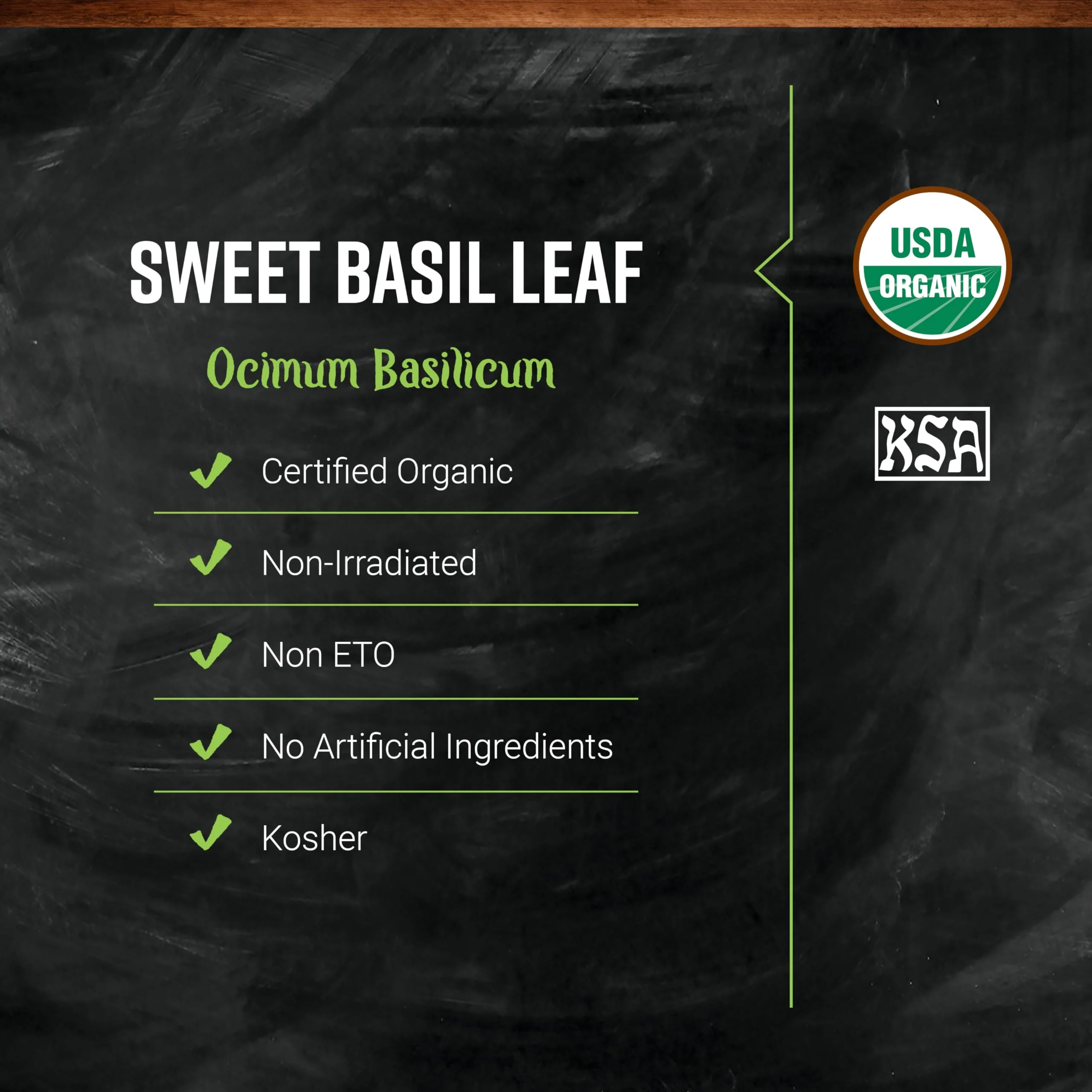 Frontier Co-op Sweet Basil Leaf, 1-Pound Bulk, Popular on Pizza & DIY Body Care As An Essential Oil, Kosher, Organic - Image 2