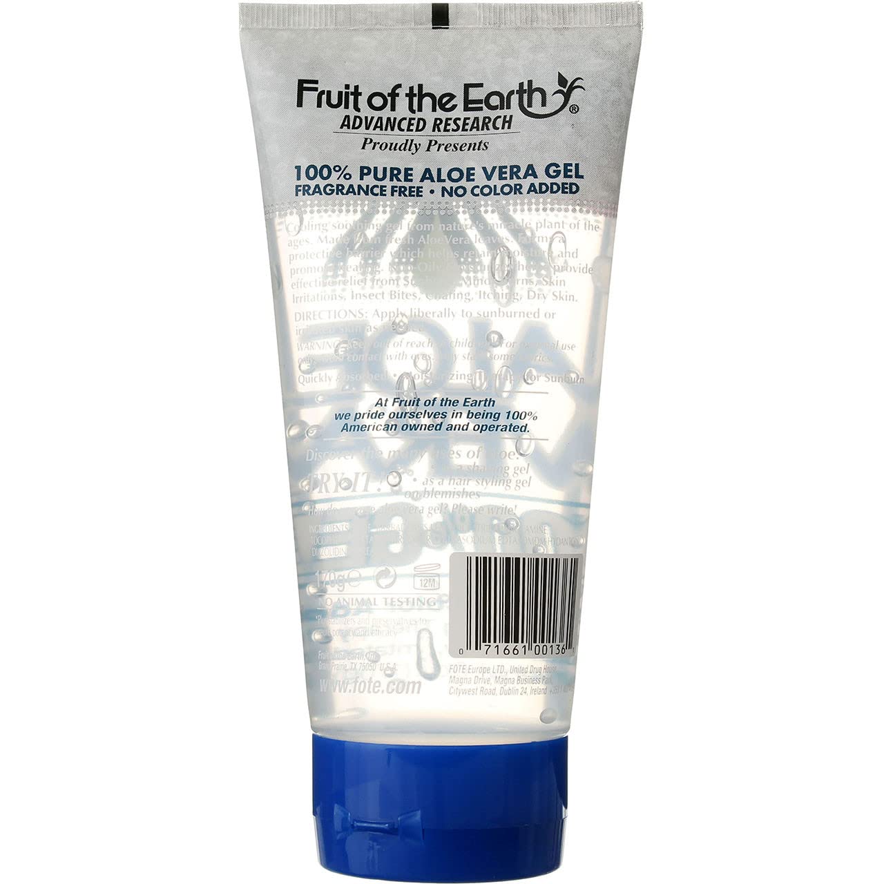 Fruit of the Earth Aloe Vera 100% Gel 6 oz (Pack of 2) - Image 3