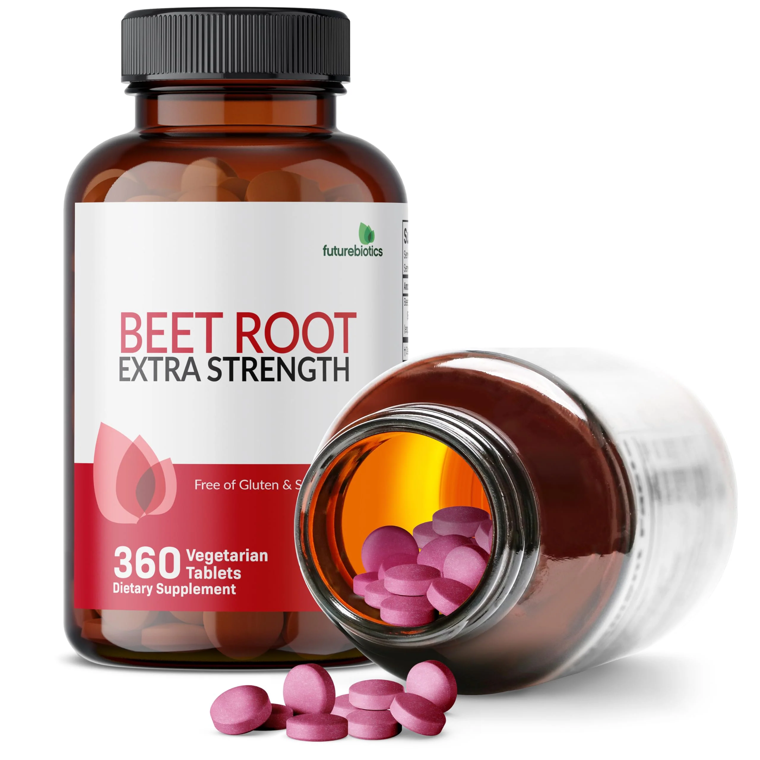 Futurebiotics Beet Root Extra Strength, Non-GMO, 360 Vegetarian Tablets - Image 4