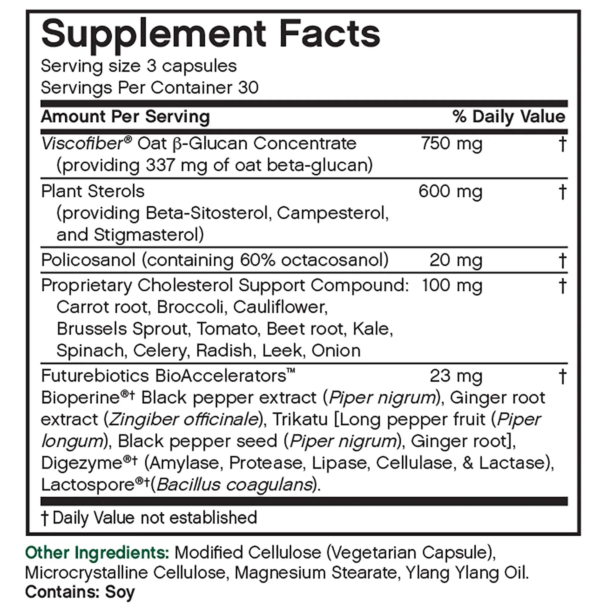 Futurebiotics Cholesterol Balance Veg-Capsules, 90-Count - Image 2