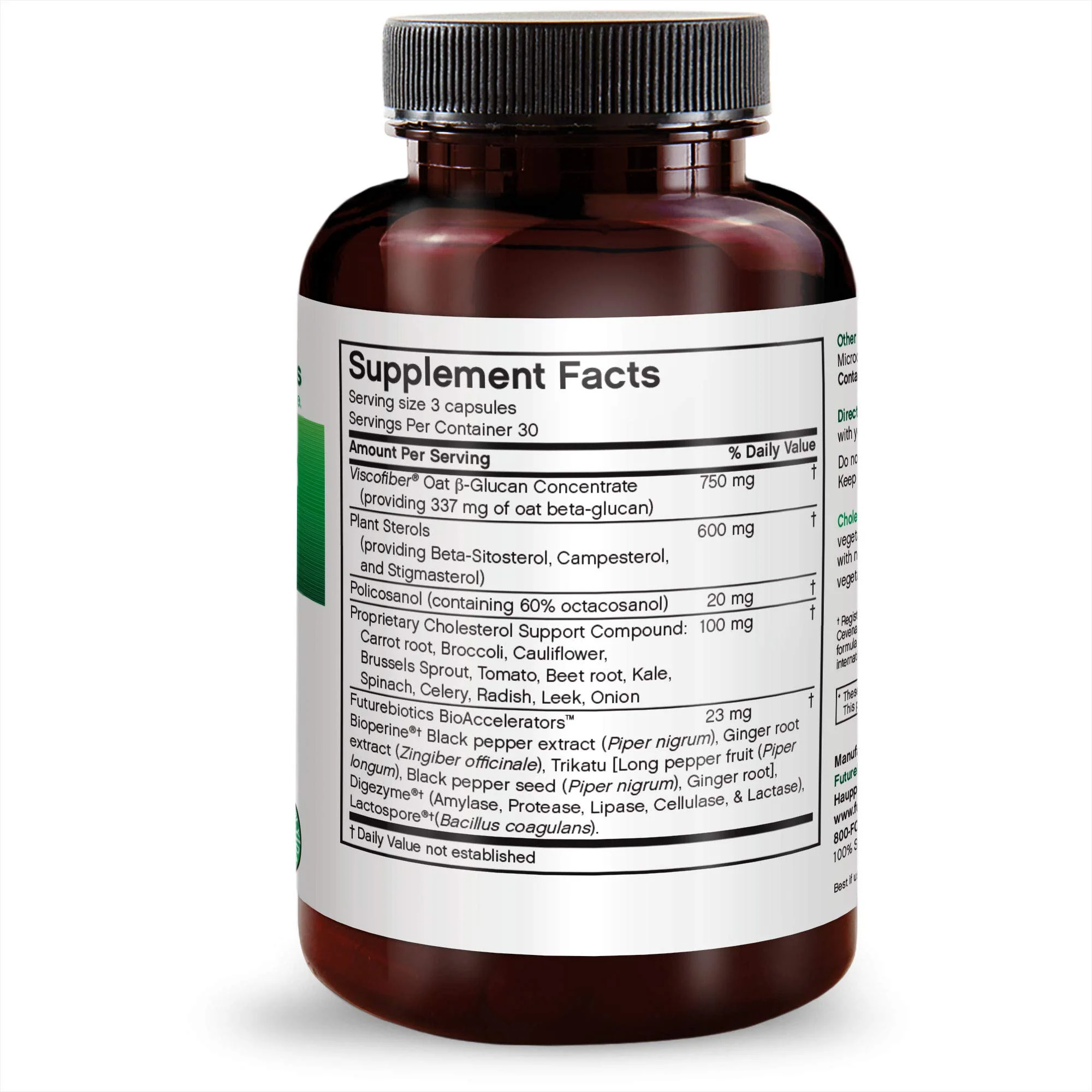 Futurebiotics Cholesterol Balance Veg-Capsules, 90-Count - Image 7