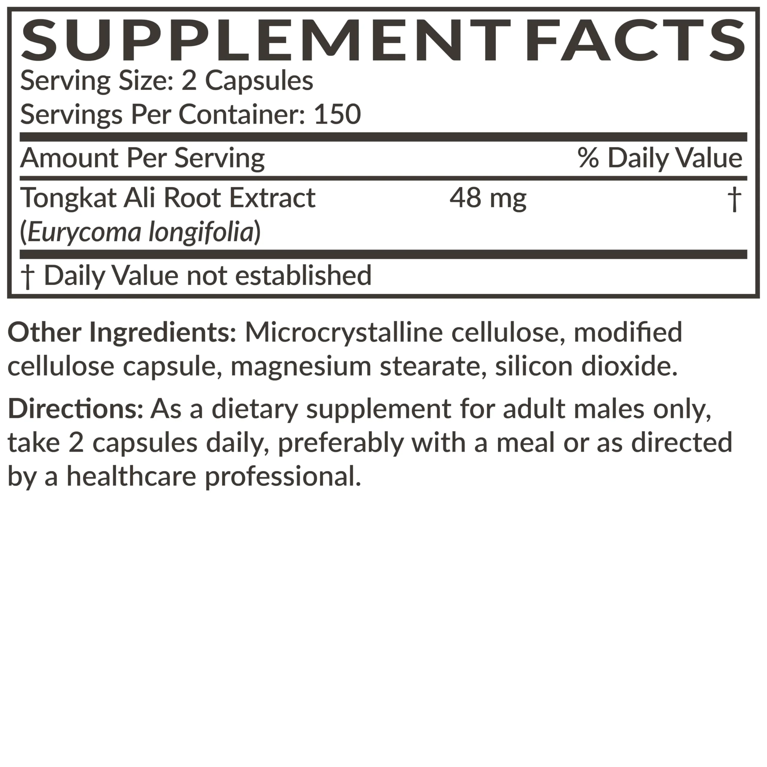 Futurebiotics Longjack Tongkat Ali Extra Strength Energy & Stamina Support - Non-GMO, 300 Vegetarian Capsules - Image 2