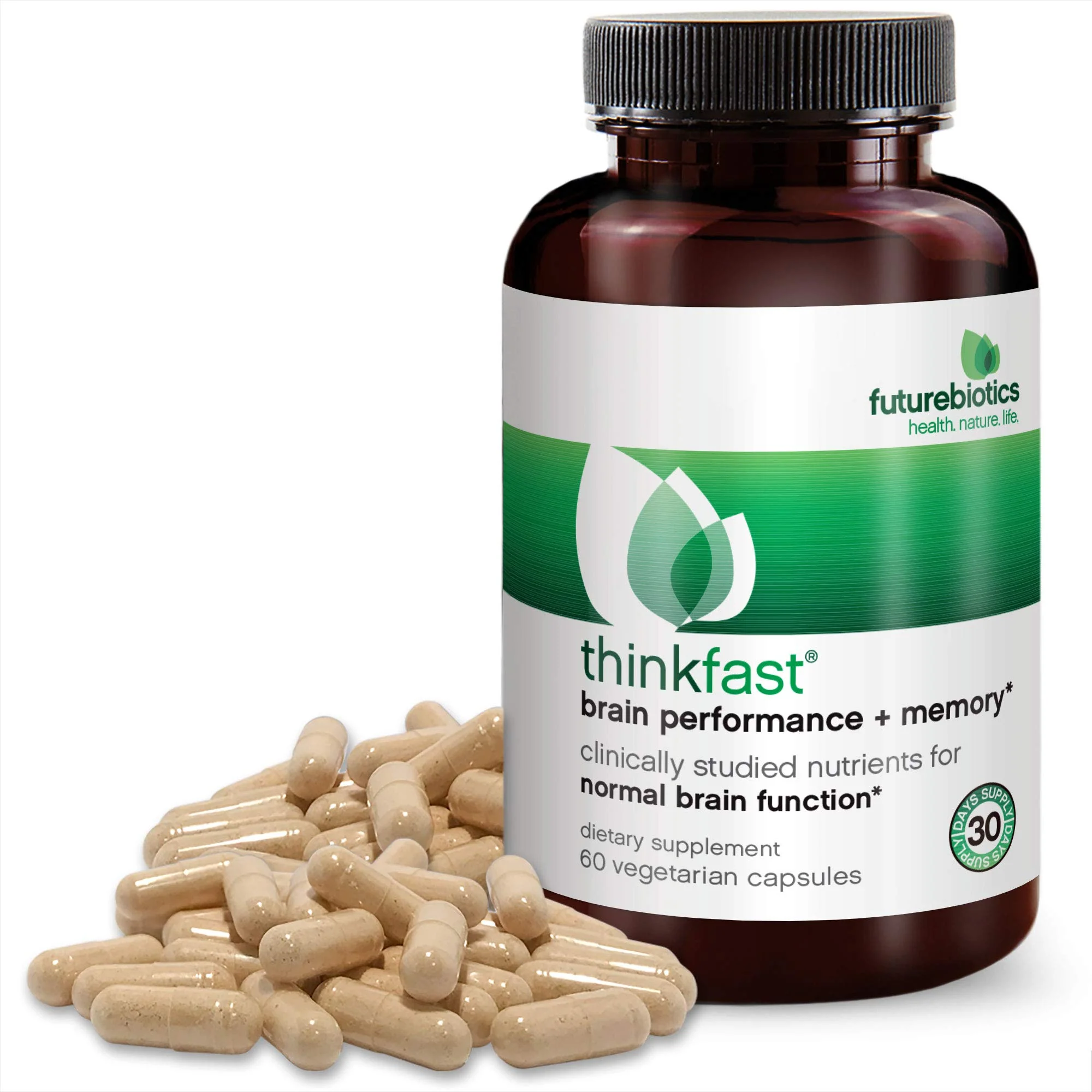 Futurebiotics ThinkFast, Brain Performance and Memory, 60 Vegetarian Capsules - Image 6