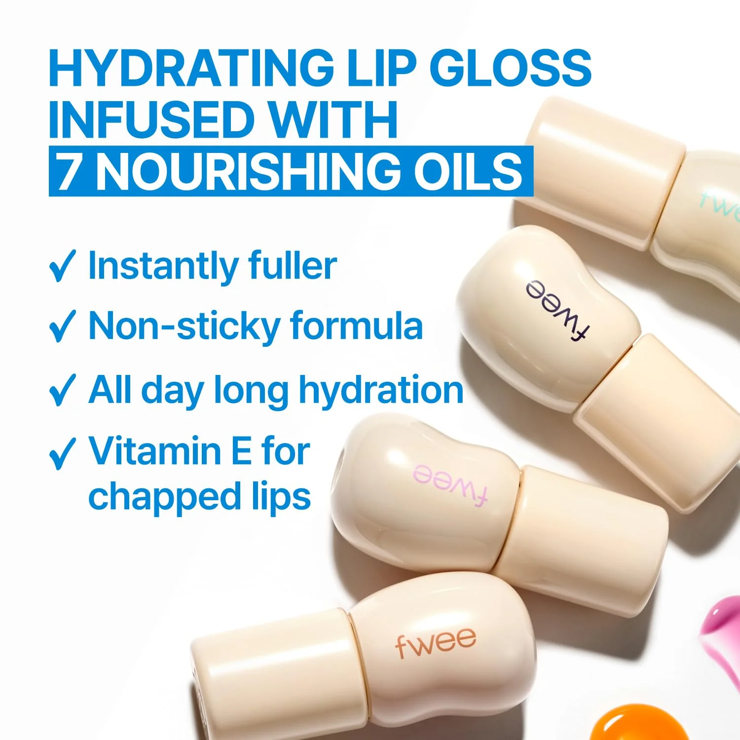 fwee 3D Changing Gloss | 02 Scene Lavender | Lip Gloss for changing color, Layering Gloss, Long-lasting & Plumping, Glossy | 5.6g - Image 3