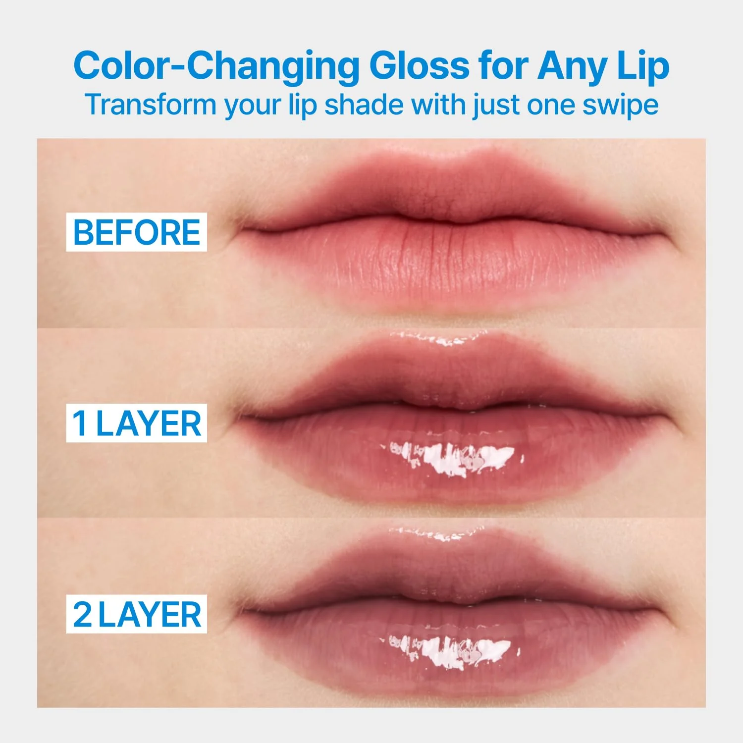 fwee 3D Changing Gloss | 02 Scene Lavender | Lip Gloss for changing color, Layering Gloss, Long-lasting & Plumping, Glossy | 5.6g - Image 7