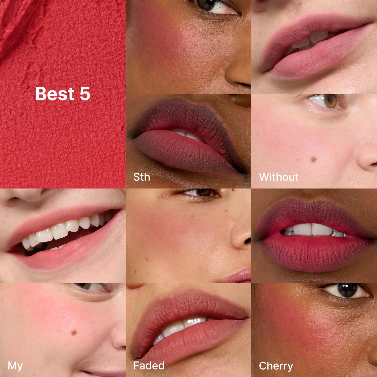 fwee Blurry Pudding Pot | Airbrushed Blush & Lip, Buildable & High Pigment, Long-lasting, Lightweight, Natural Soft Matte Finish, Satin Finish Blurring Blush - Boss (Deep Plum) | 0.17 oz - Image 3