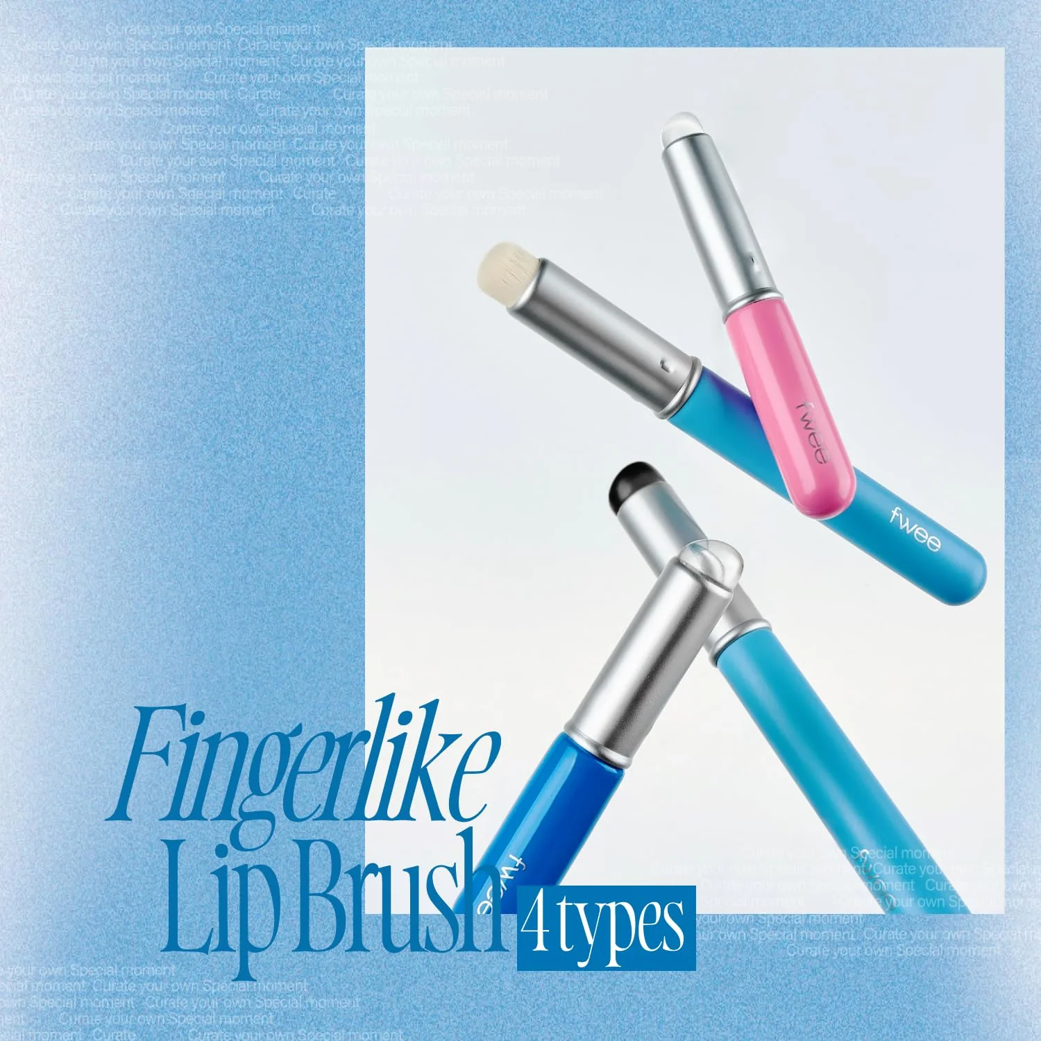 fwee Fingerlike Silicone Lip Brush Slim | Multi-purpose Makeup Blending Brush with Lid - Image 6