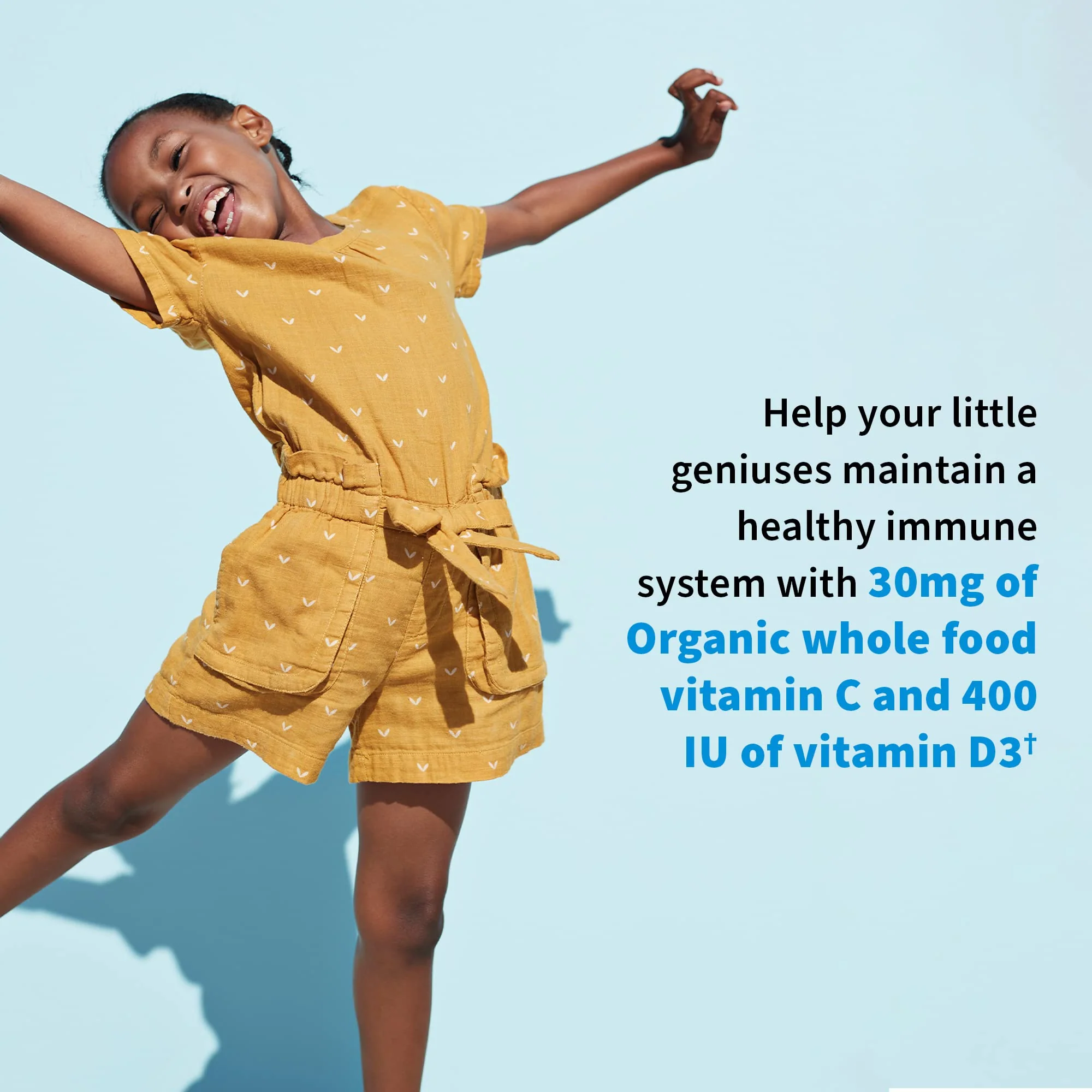 Garden of Life Dr. Formulated Probiotics Organic Kids+ plus Vitamin C & D - Berry Cherry - Gluten, Dairy & Soy Free Immune & Digestive Health Supplement, No Added Sugar, 30 Chewables (Shelf Stable) - Image 5