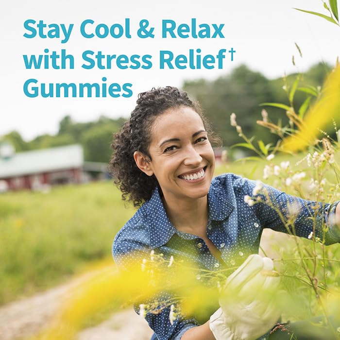 Garden of Life Herbals Stress Relief Gummy with Rhodiola & Saffron for Positive Mood & Stress Response Plus Prebiotics & Probiotics for Digestive Support, Gluten-Free, Berry Flavor, 30 Servings - Image 6