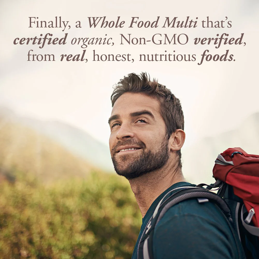 Garden of Life Once Daily Whole Food Multivitamin for Men, Organic Mens Vitamins & Minerals, Vitamin C, Zinc, Vegan, for Health & Well-Being, 30 Tablets - Image 3