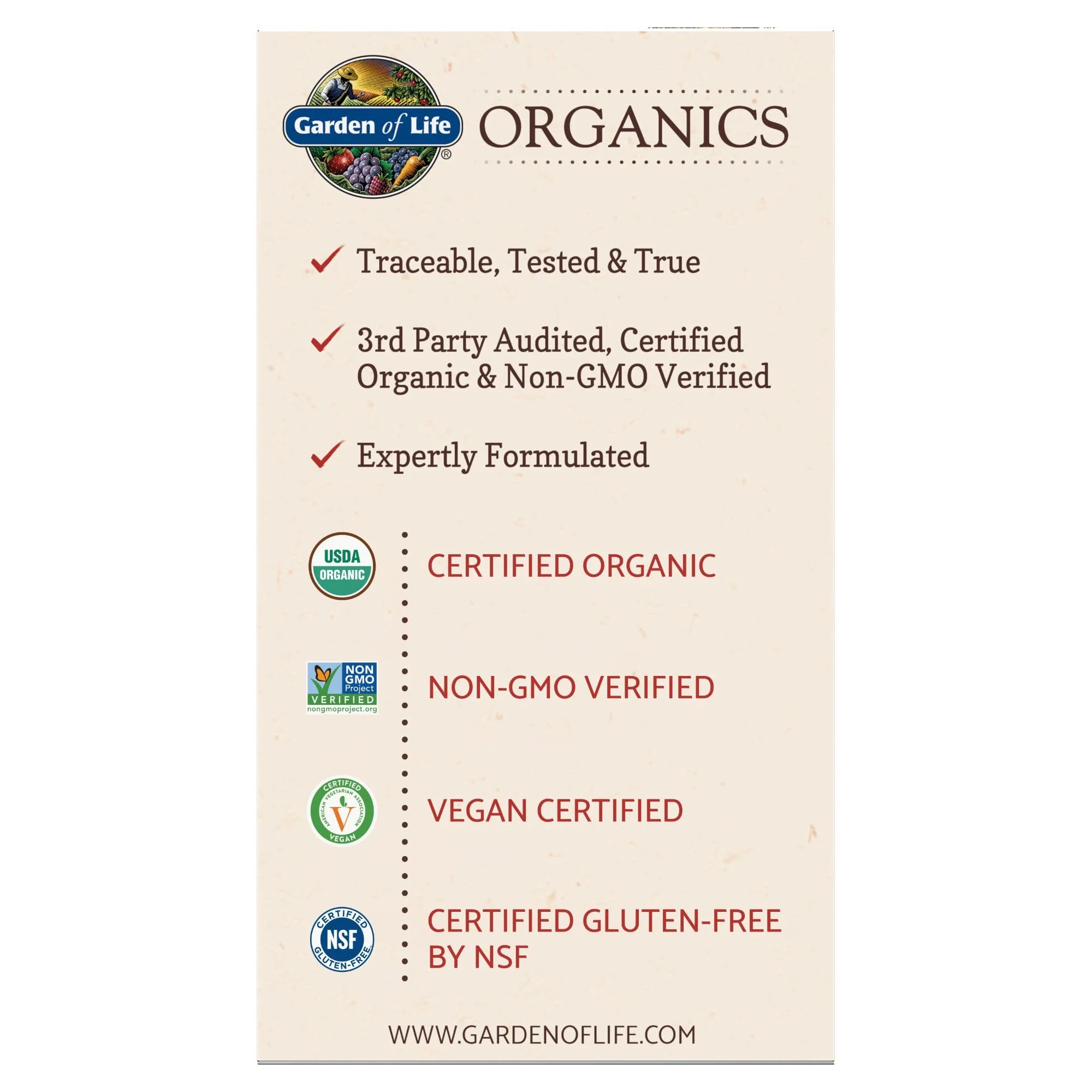 Garden of Life Organic Ashwagandha Supplement with Probiotics & Ginger - Stress, Mood & Energy Support, Vegan, Gluten Free, Non GMO, 2 Month Supply, 60 Tablets - Image 4