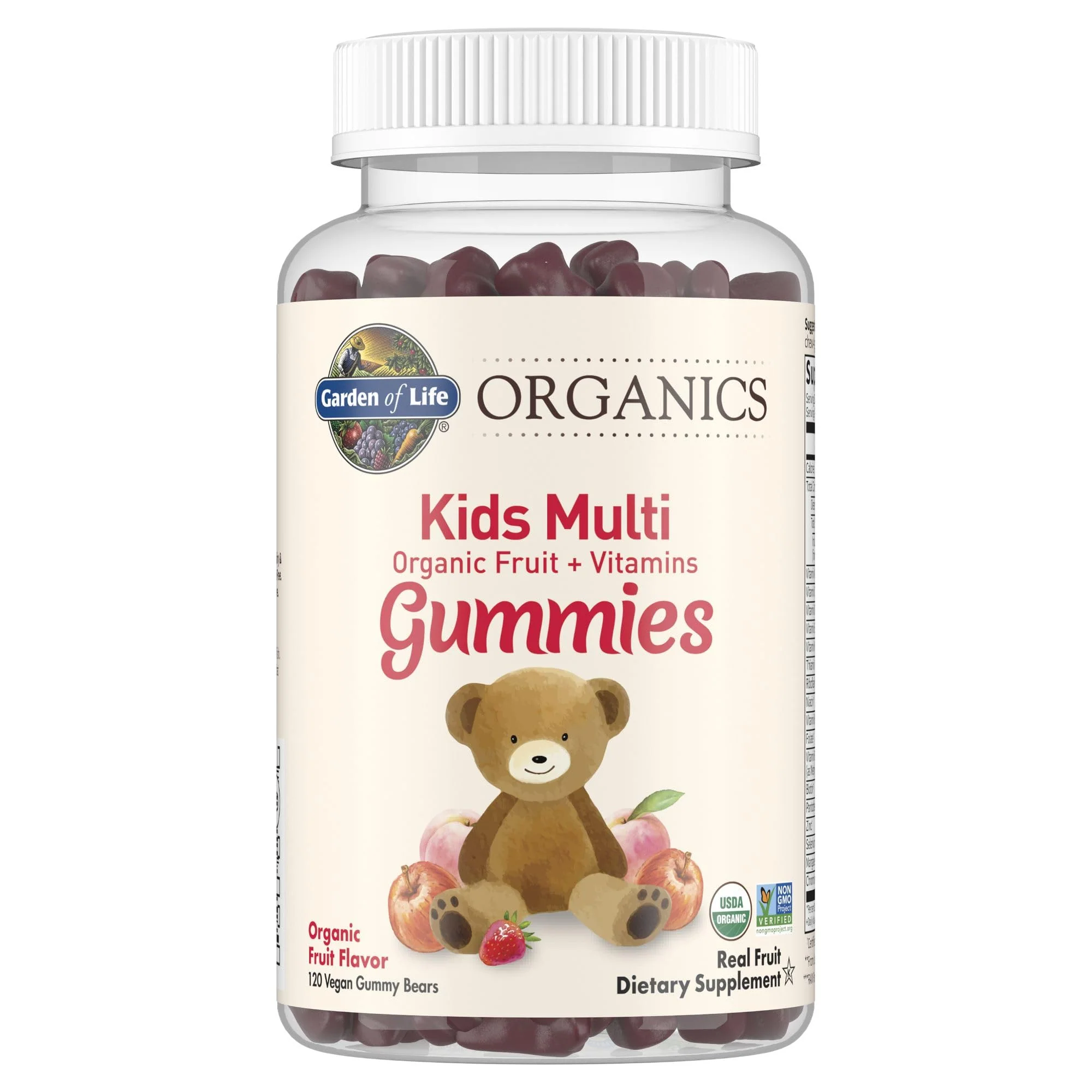 Garden of Life Organic Kids Fruit Gummy Vitamins 120ct & Magnesium Citrate Gummies for Stress Support 60ct - Image 7