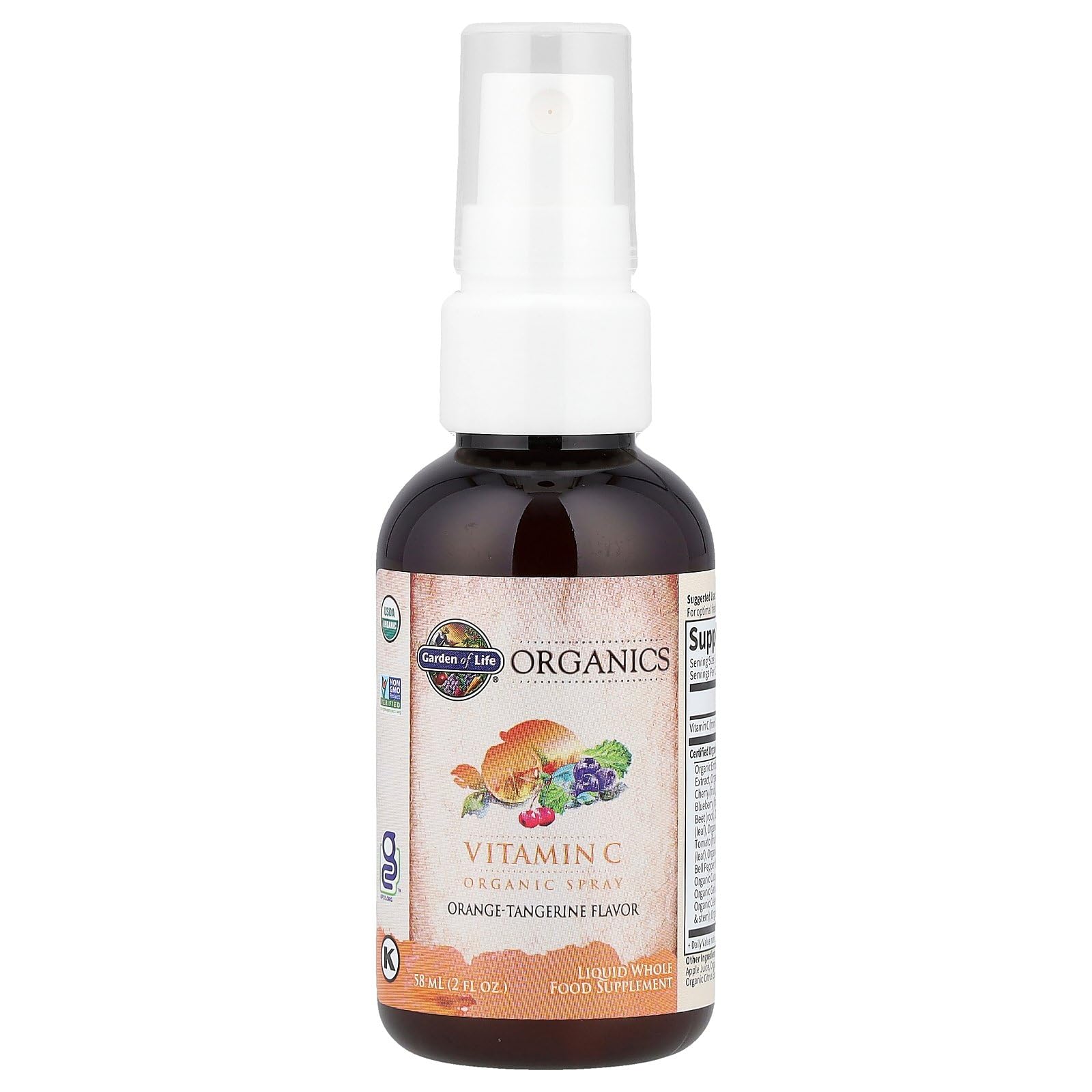 Garden of Life Organics Vitamin C Spray Featuring Amla Berry – Liquid Vitamin C Supplement for Immune & Skin Health Support, USDA Organic, Non-GMO, Vegan, Orange Tangerine Flavor, 2 Fl Oz Bottle - Image 15