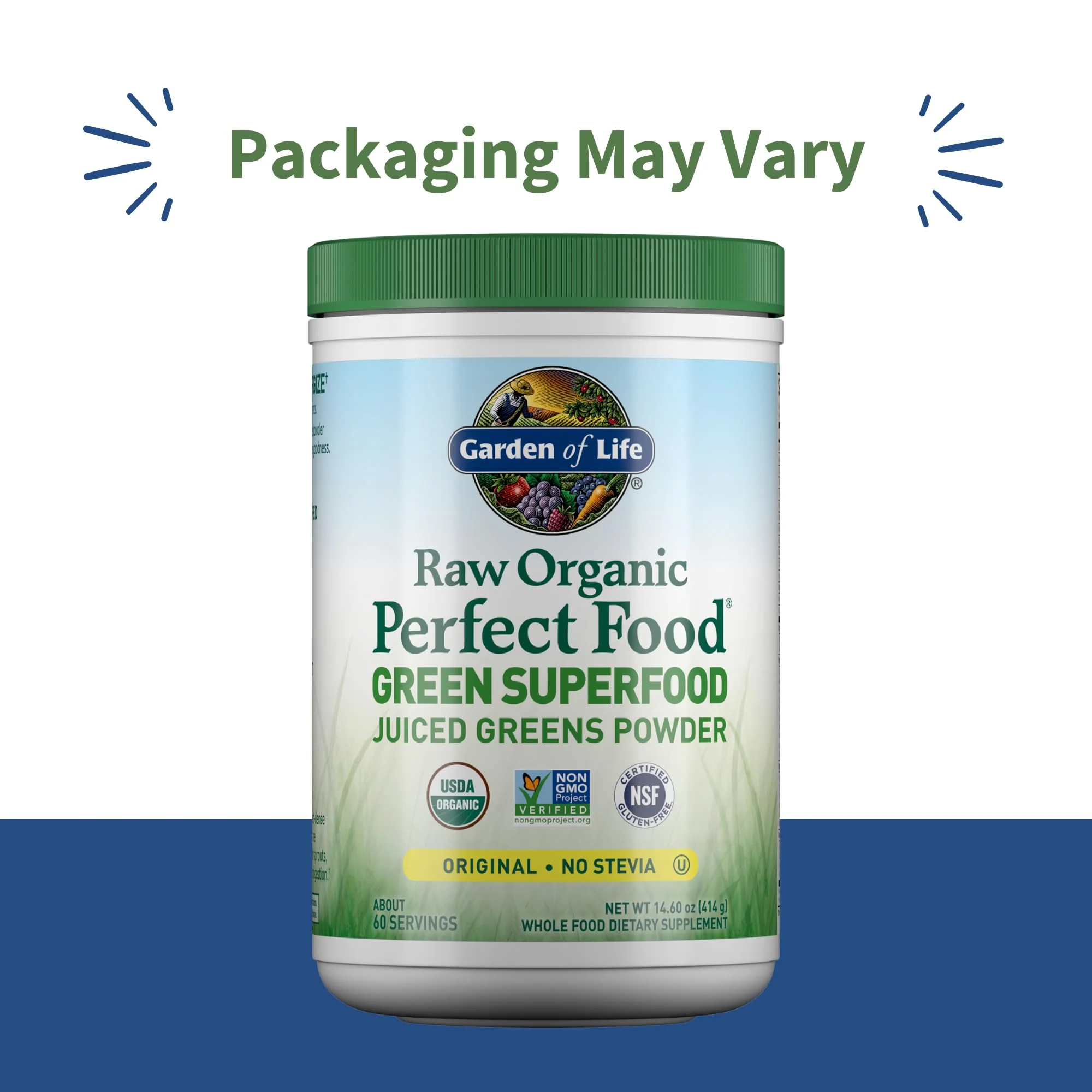Garden of Life Super Greens Powder Smoothie & Mix, Probiotics & Digestive Enzymes for Digestive Health, Organic Superfoods Nutrition Fruit and Vegetables for Women & Men Energy, Original, 60 Servings - Image 11