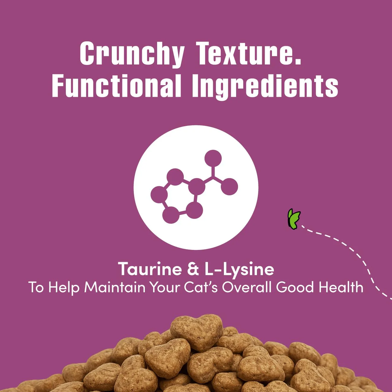 Get Naked Digestive Health Crunchy Cat Treats 2.5oz - Chicken Flavor, Grain-Free Cat Probiotics for Indoor Cats, Supports Healthy Digestion, Dental Health & Immunity, Made in The USA - Image 6