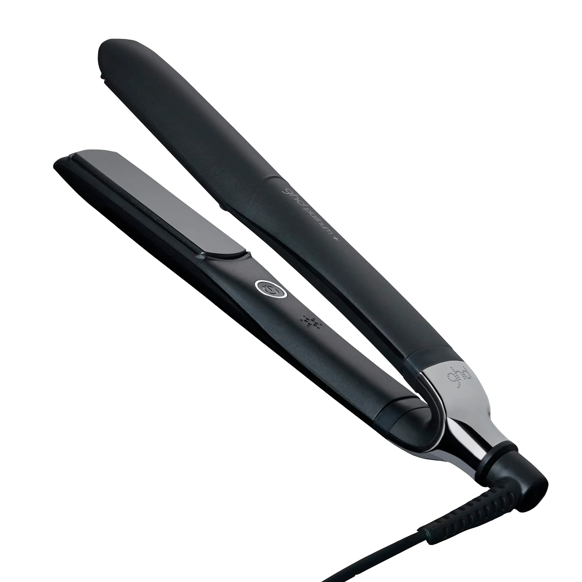ghd Platinum+ Styler - 1" Flat Iron Hair Straightener, Professional Ceramic Hair Styling Tool for Stronger Hair, More Shine, & More Color Protection - Black