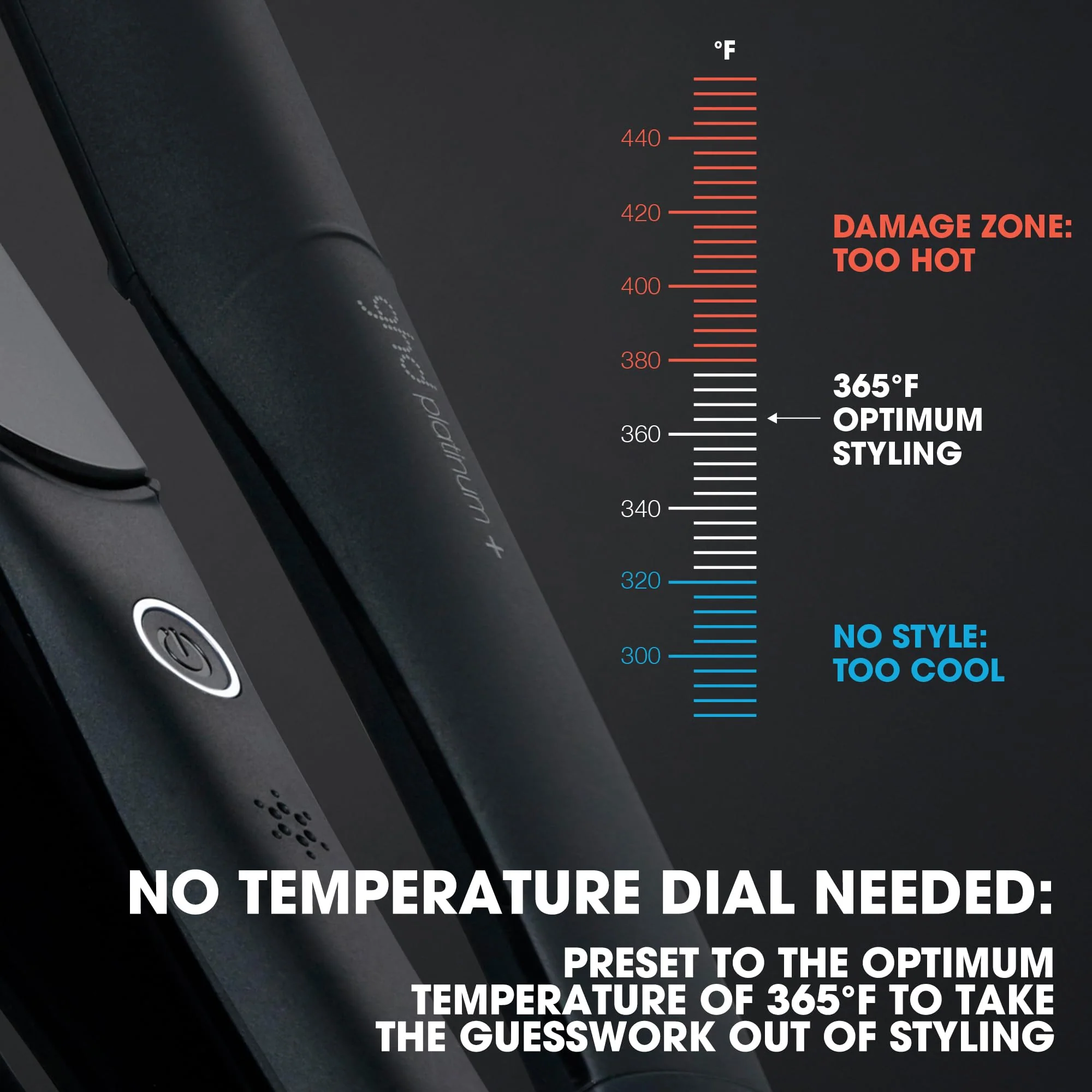 ghd Platinum+ Styler - 1" Flat Iron Hair Straightener, Professional Ceramic Hair Styling Tool for Stronger Hair, More Shine, & More Color Protection - Black - Image 11