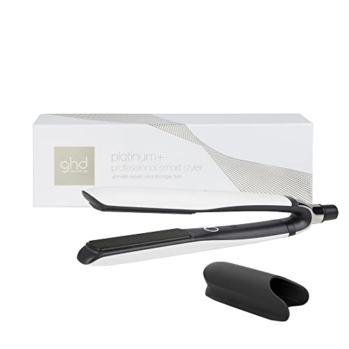 ghd Platinum+ Styler - 1" Flat Iron Hair Straightener, Professional Ceramic Hair Styling Tool for Stronger Hair, More Shine, & More Color Protection - White - Image 3