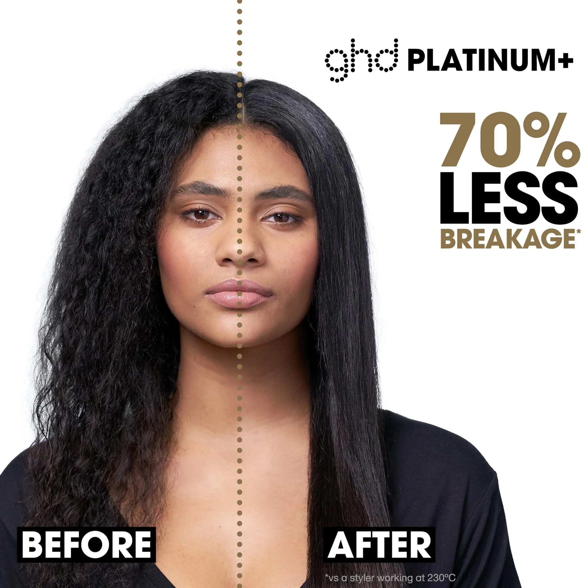 ghd Platinum+ Styler - 1" Flat Iron Hair Straightener, Professional Ceramic Hair Styling Tool for Stronger Hair, More Shine, & More Color Protection - White - Image 8