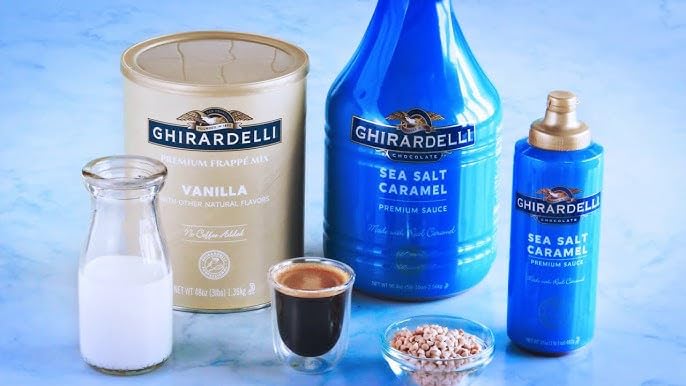 Ghirardelli Chocolate Company Sea Salt Caramel Sauce Pump Bottle, 87.3 oz - Image 2
