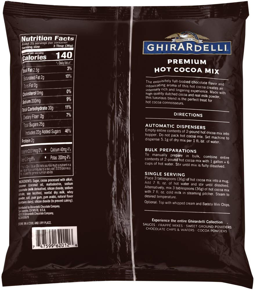 Ghirardelli Chocolate Premium Hot Cocoa Mix, 32-Ounce Packages (Pack of 2) - Image 4
